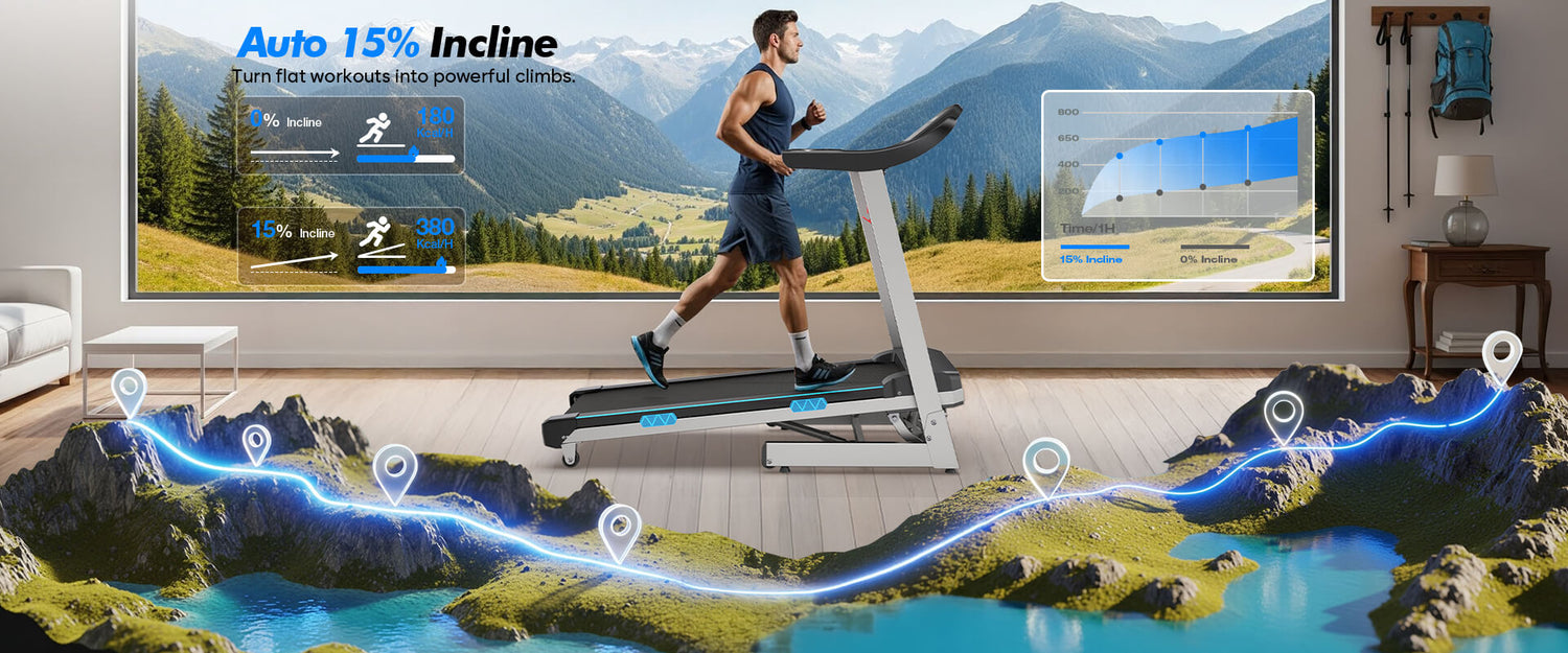 Treadmills with Auto Incline for Home Use