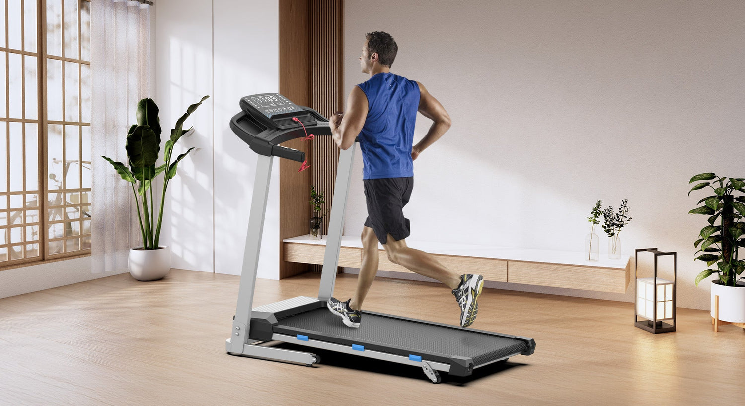 Introducing the New TM015 Foldable Incline Treadmill: Compact Power Meets Everyday Usability