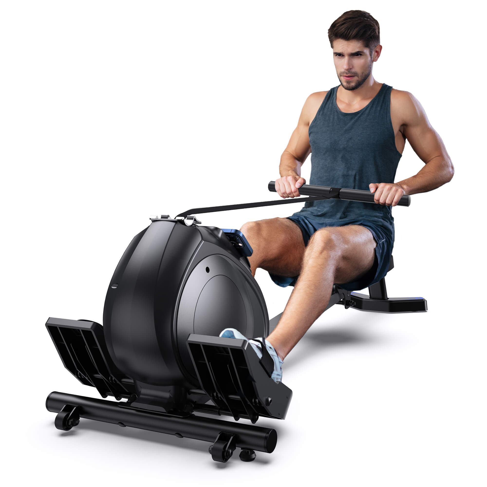RW001 - Smart Rowing Machine For Home With 300 Lbs Capacity