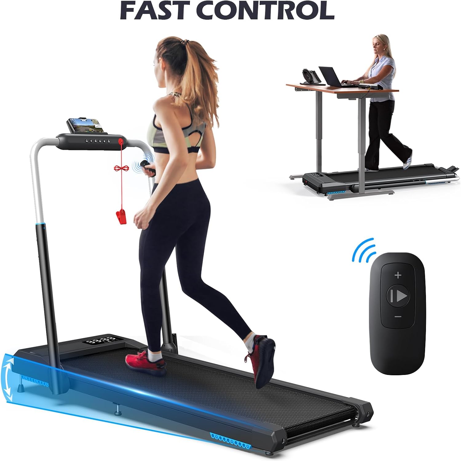 WELLFIT Walking Pad Treadmill Remote Control