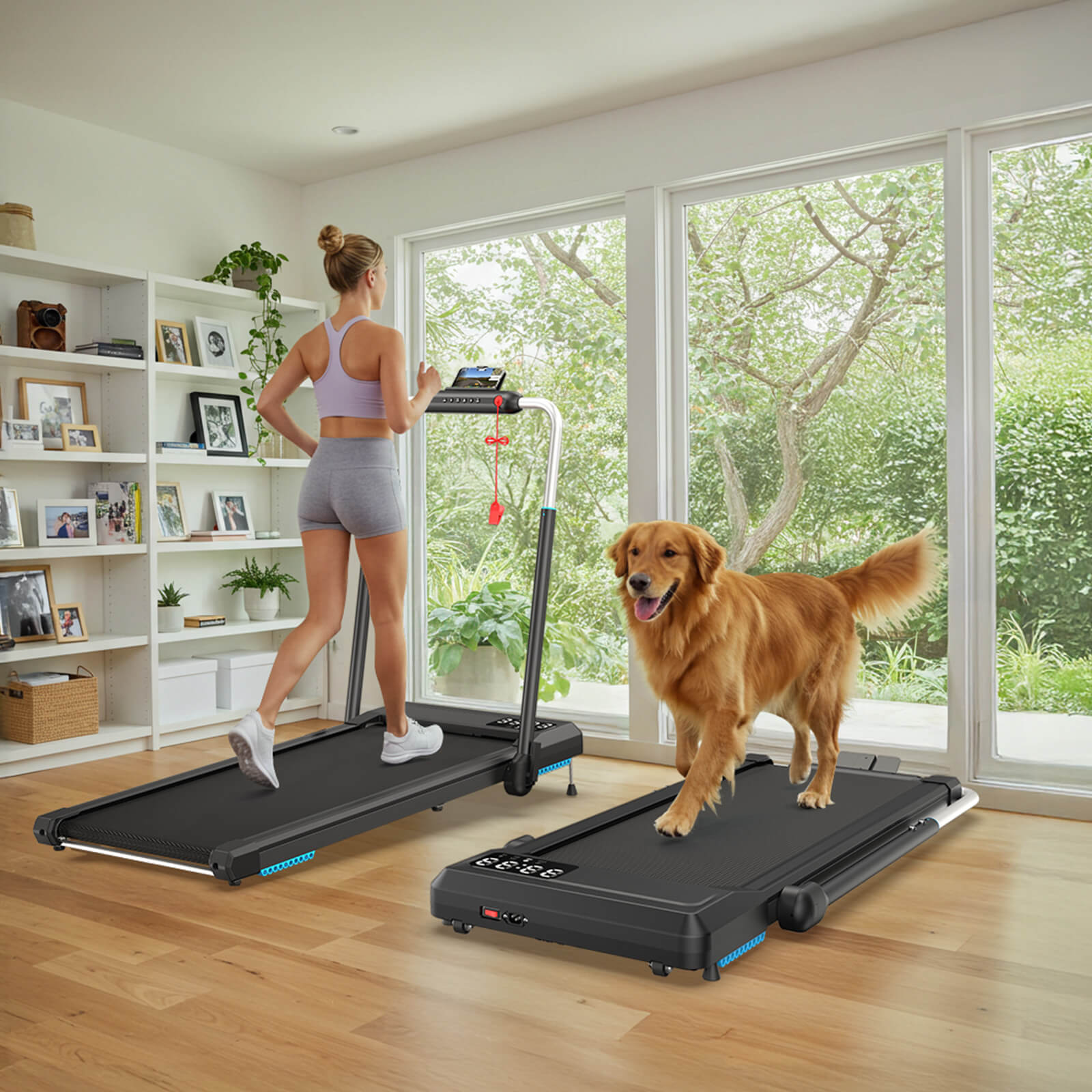 WELLFIT TM002 best folding treadmill for small spaces
