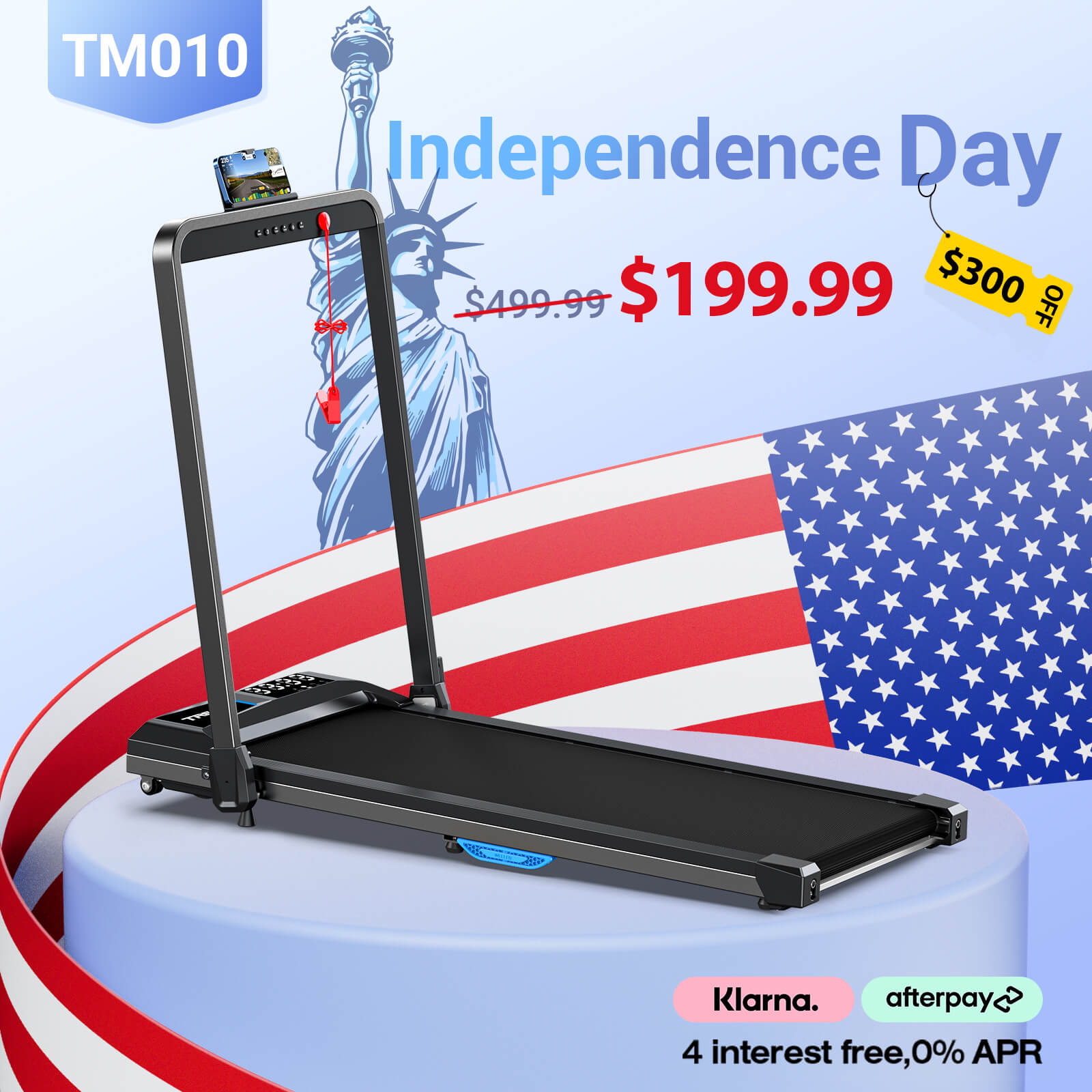 TM010 - Foldable Treadmill With 10% Incline-1
