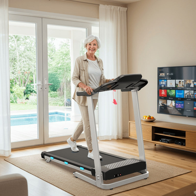 TM015_treadmill with handle for senior