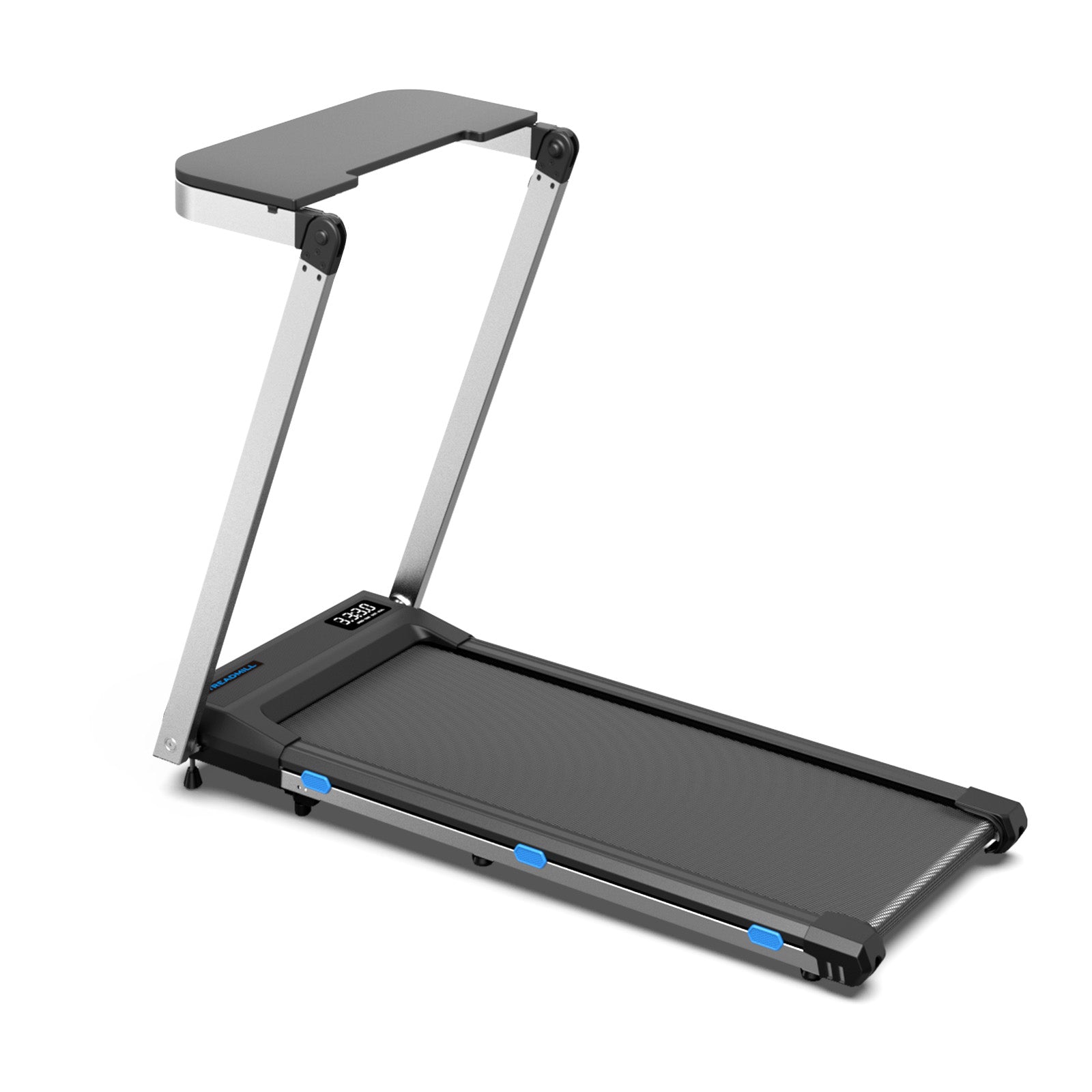 WELLFIT TM020 foldable treadmill with workstation