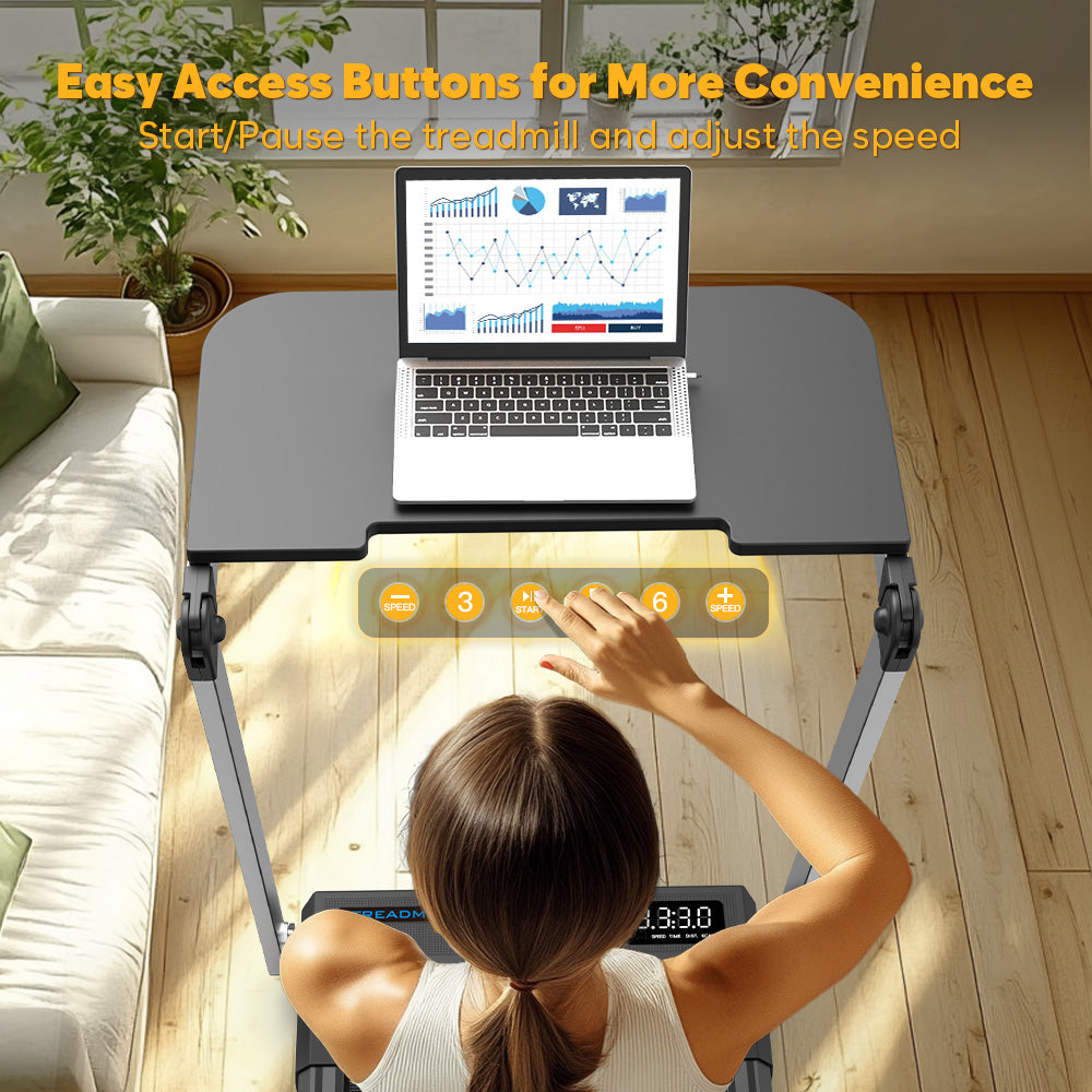 WELLFIT TM020 treadmill with console control, it has easy access buttons for more convenience control.