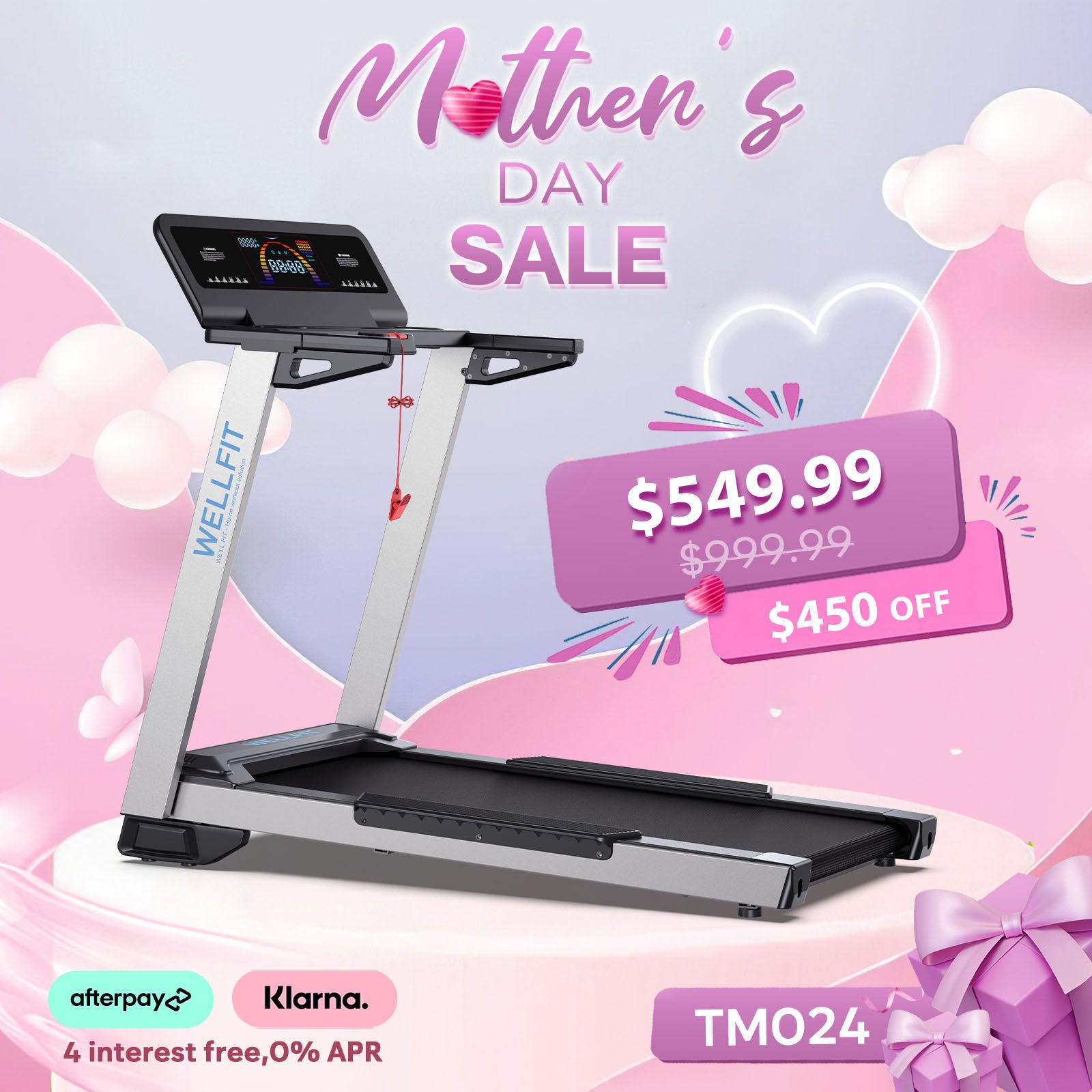 TM024 - Heavy Duty Treadmill With Max 9.9 MPH-1