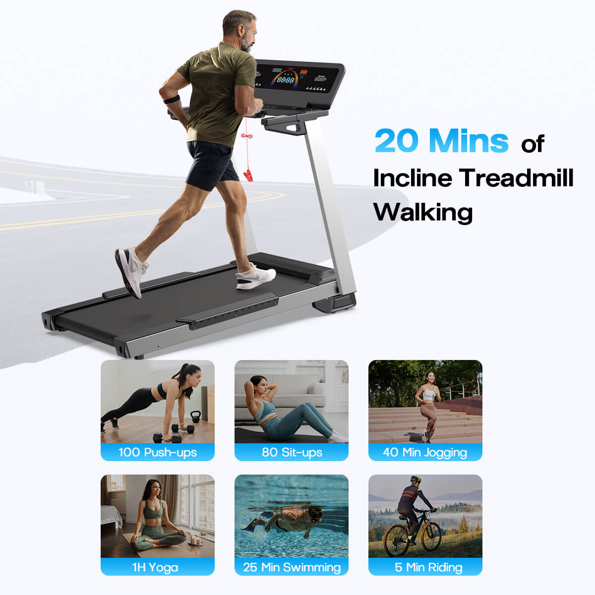 2026 TM029 Pro Heavy Duty Treadmill With 15% Auto Incline