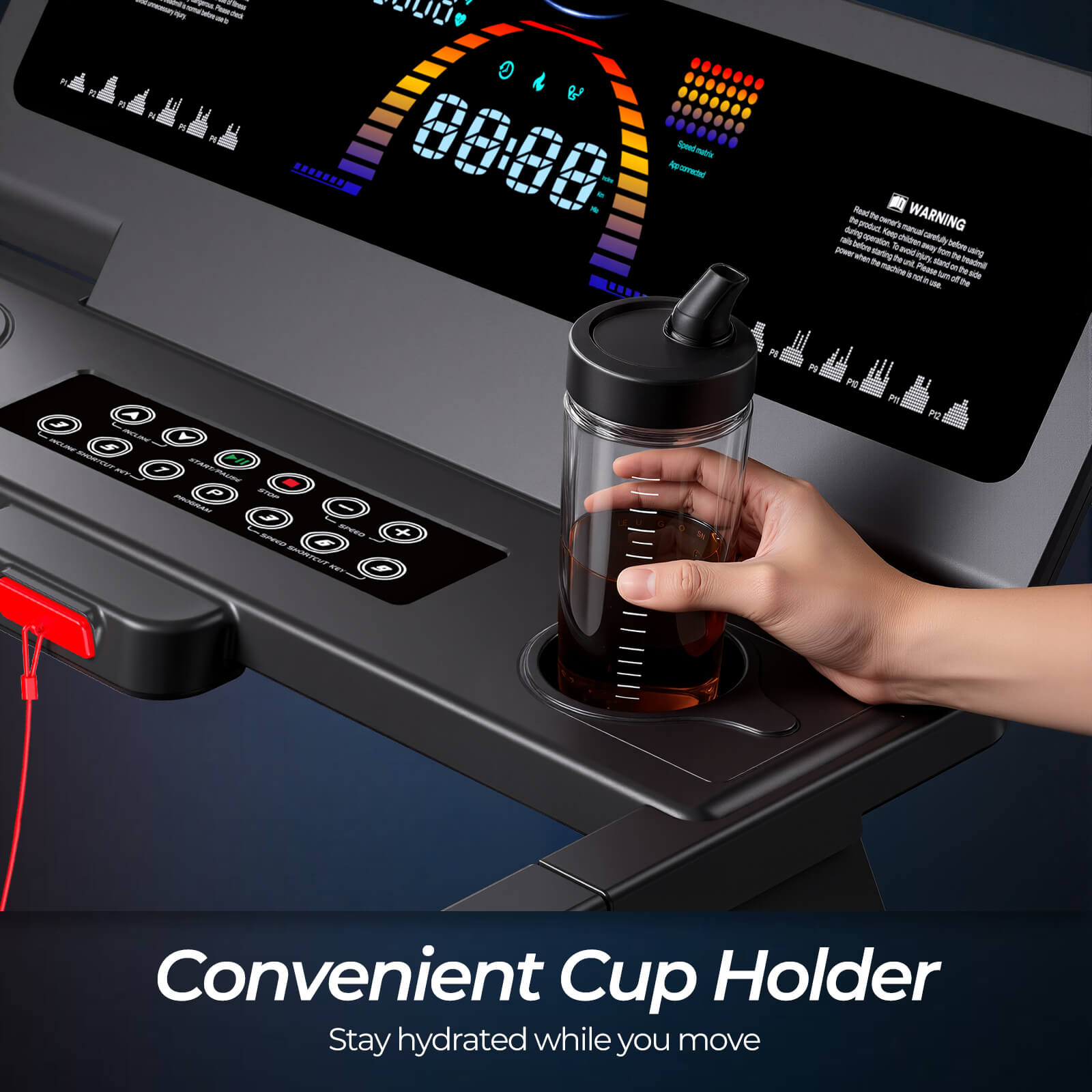 2026 TM029 Pro Heavy Duty Treadmill With 15% Auto Incline