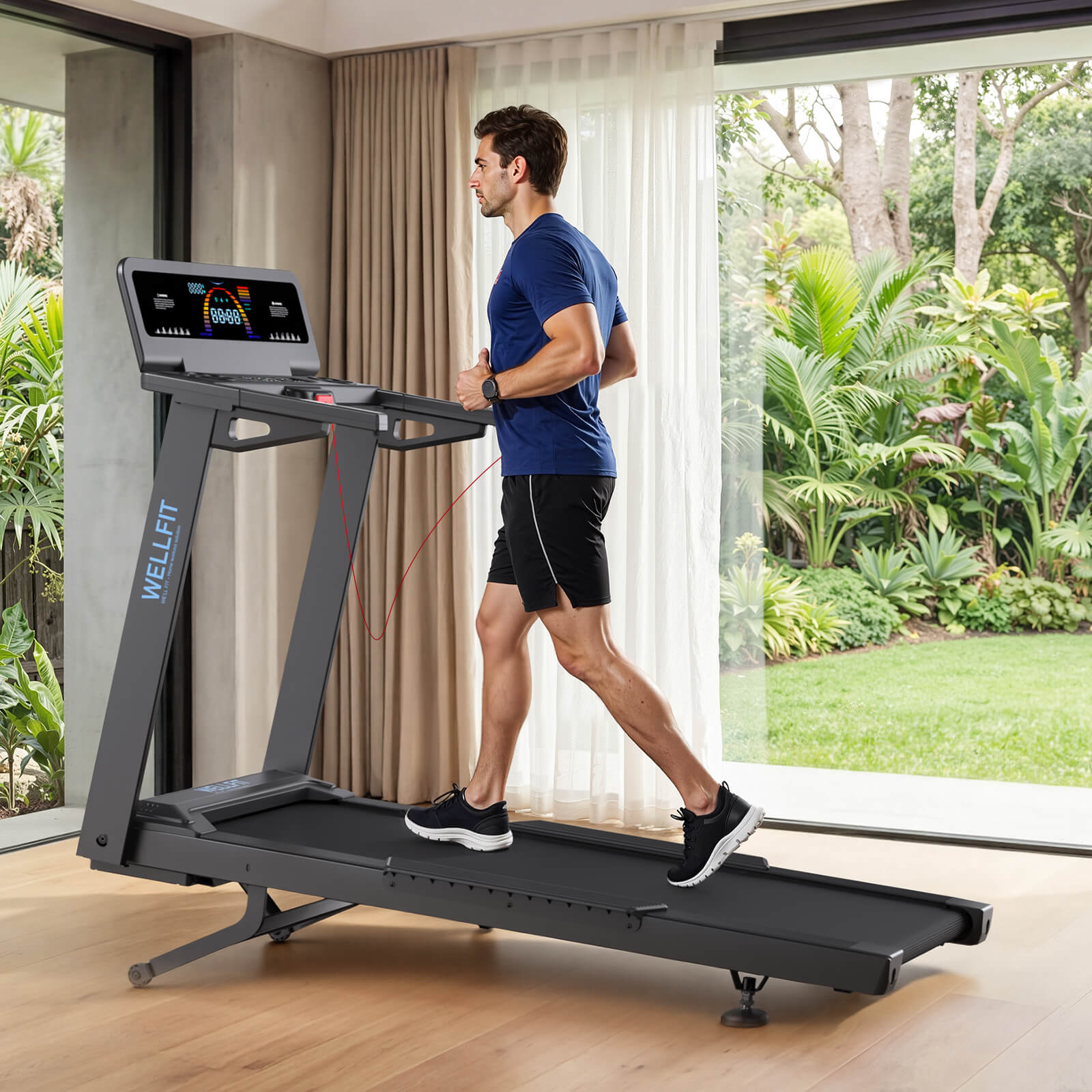 2026 TM029 Pro Heavy Duty Treadmill With 15% Auto Incline