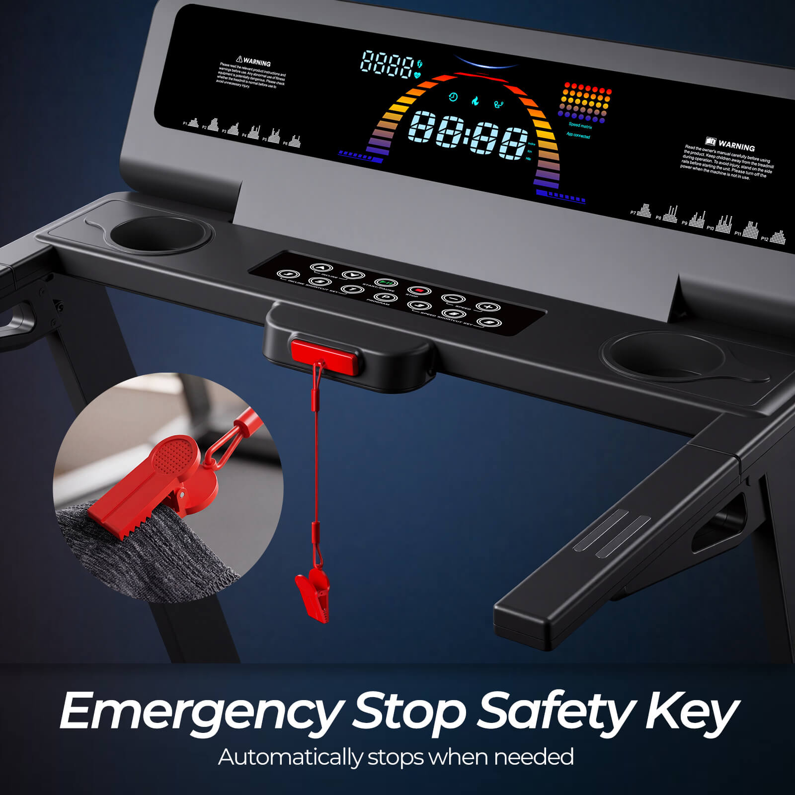 2026 TM029 Pro Heavy Duty Treadmill With 15% Auto Incline