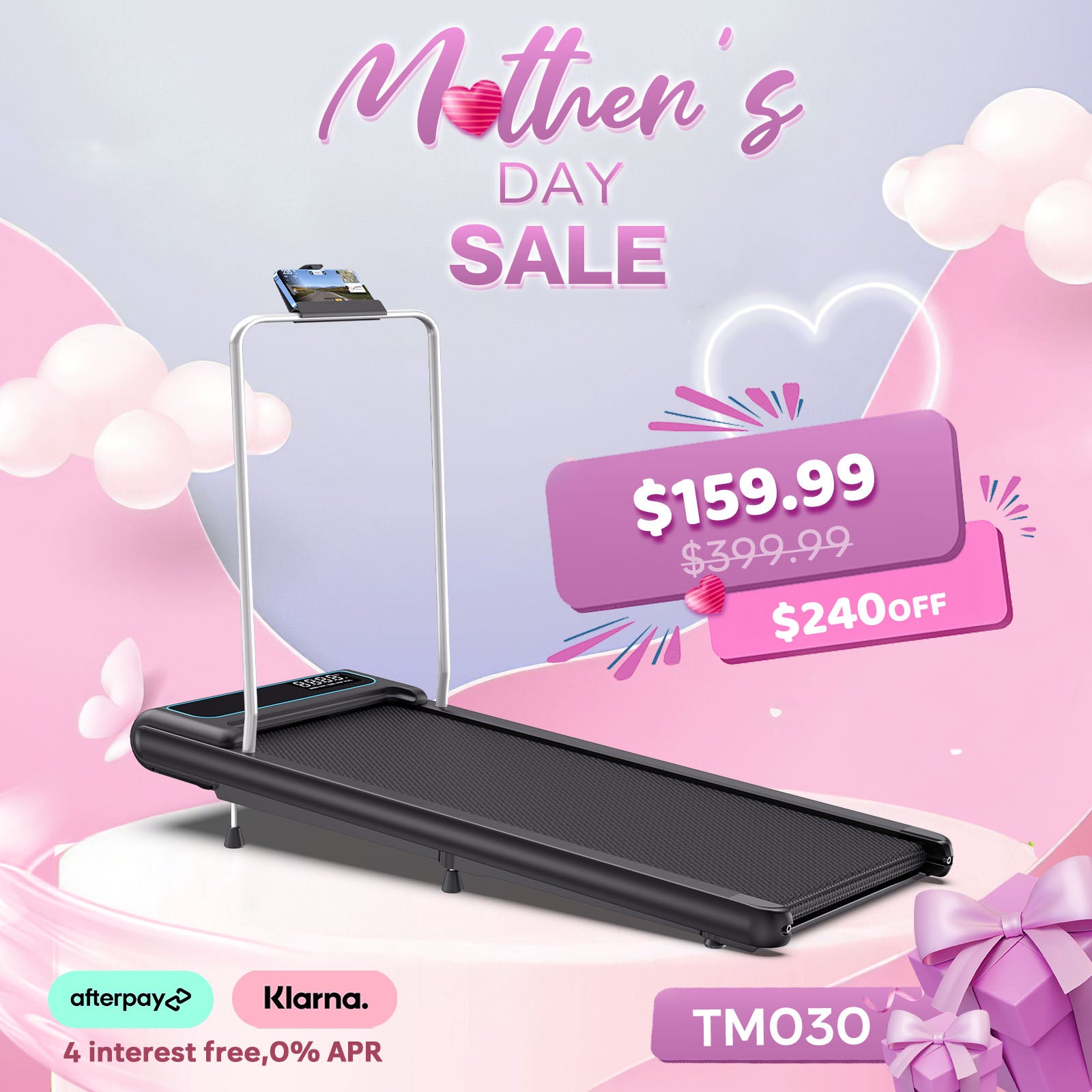 TM030 - Smart Treadmill With Removable Handrail-1