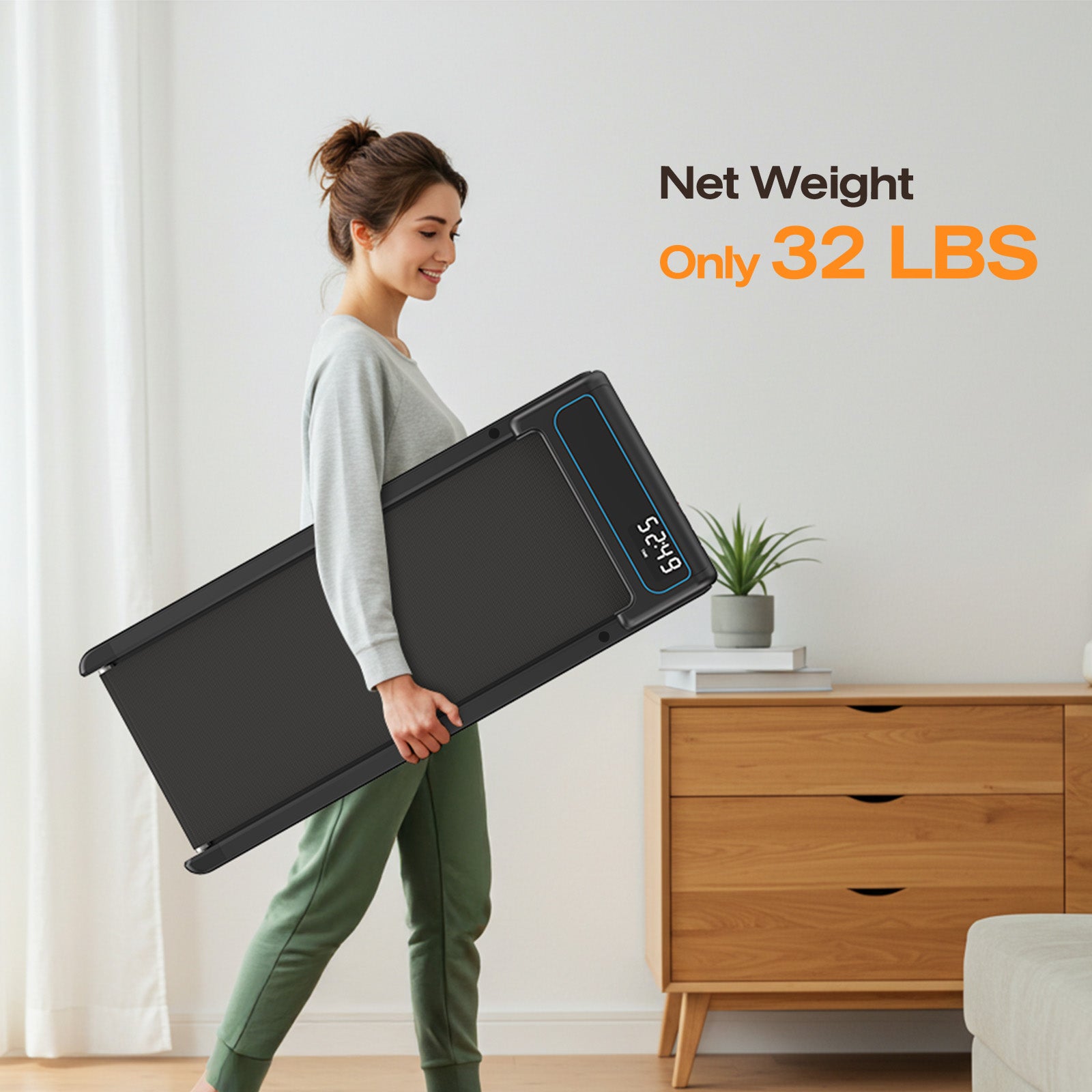 WELLFIT TM030 lightweight treadmills for the home