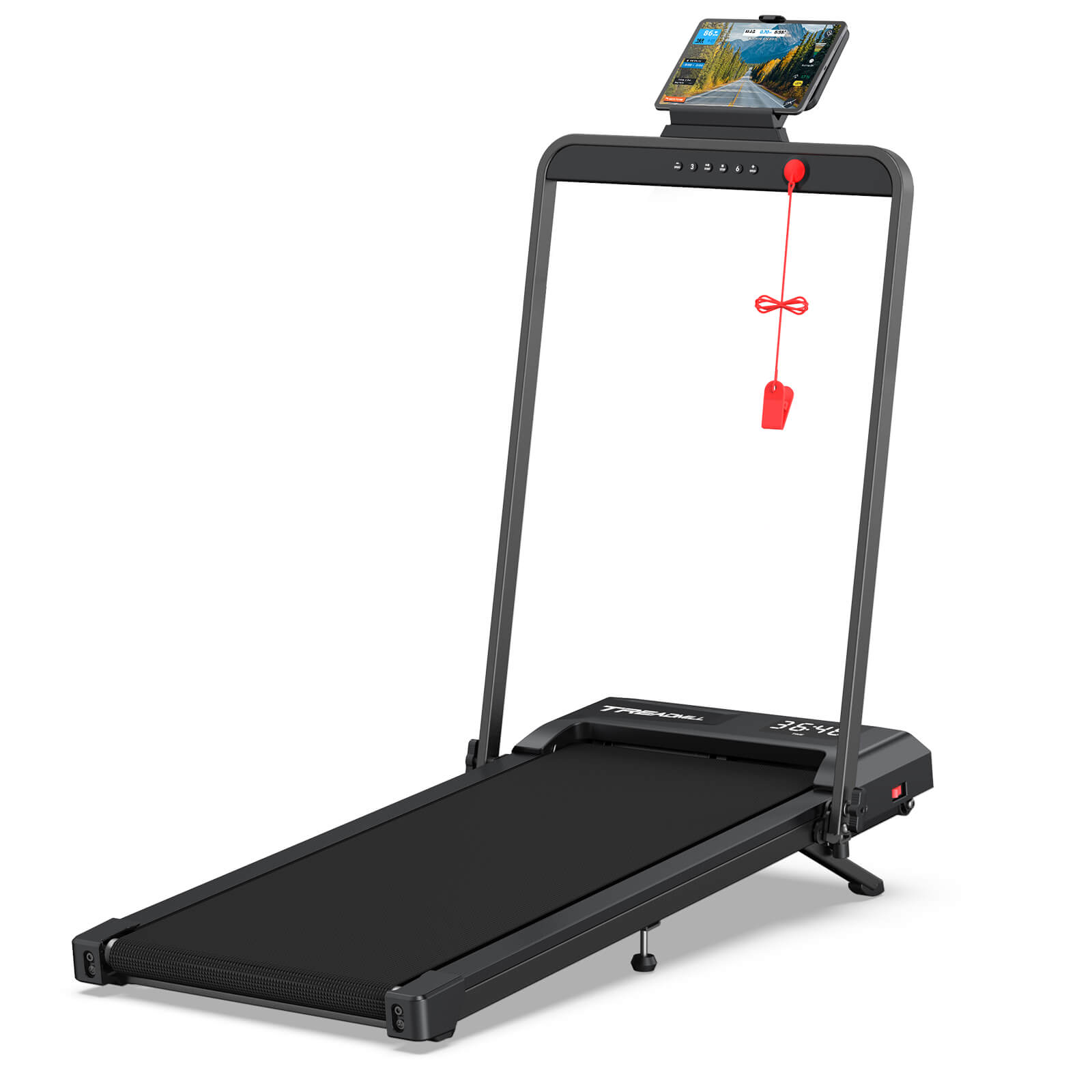 TM034 Folding Treadmill With 10% Incline