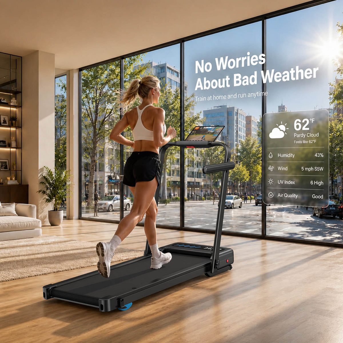 TM037 Pro Folding 12% Auto Incline Treadmill Powered by Bosch® Motor