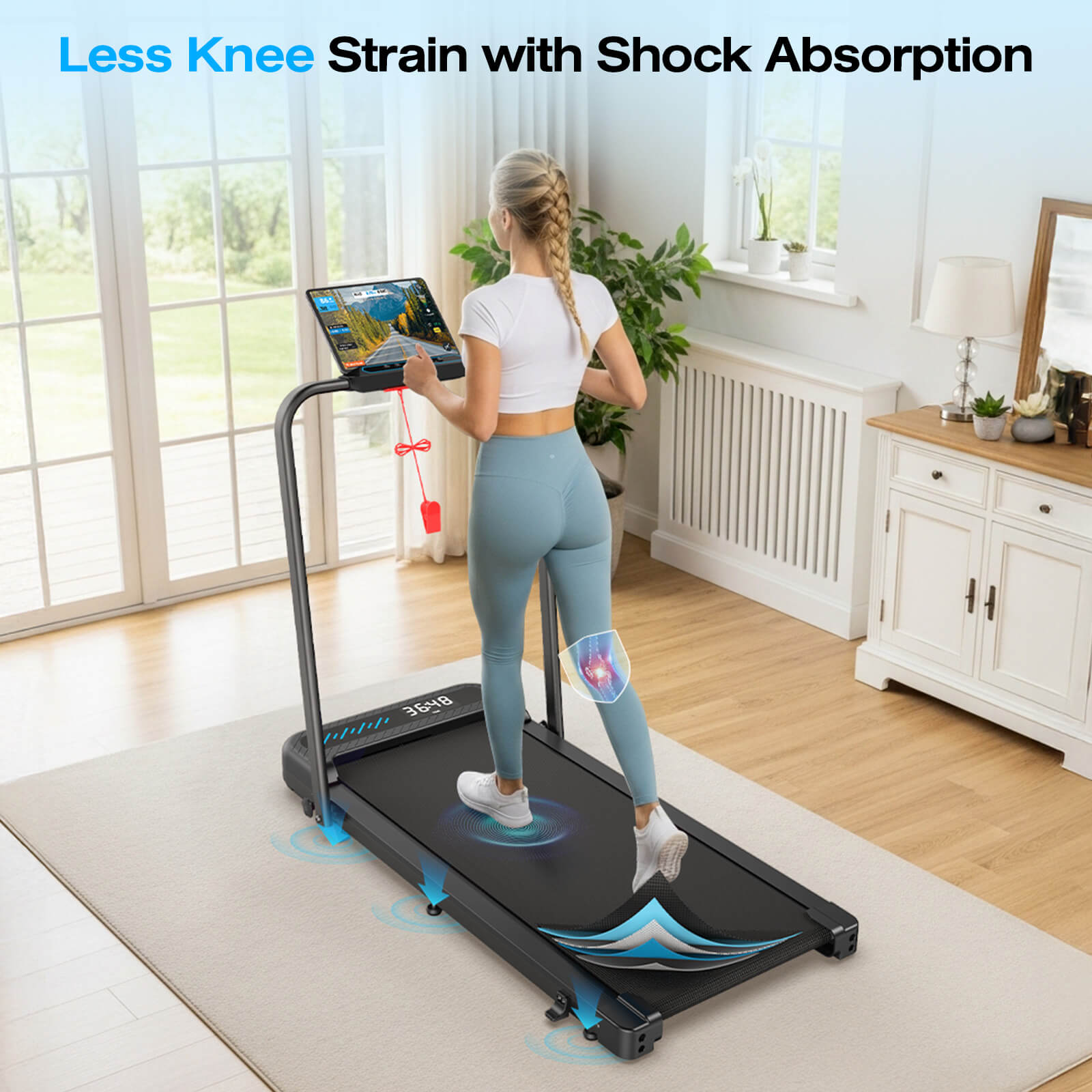 WELLFIT TM037_foldable treadmill with shock absorption 1600x1600