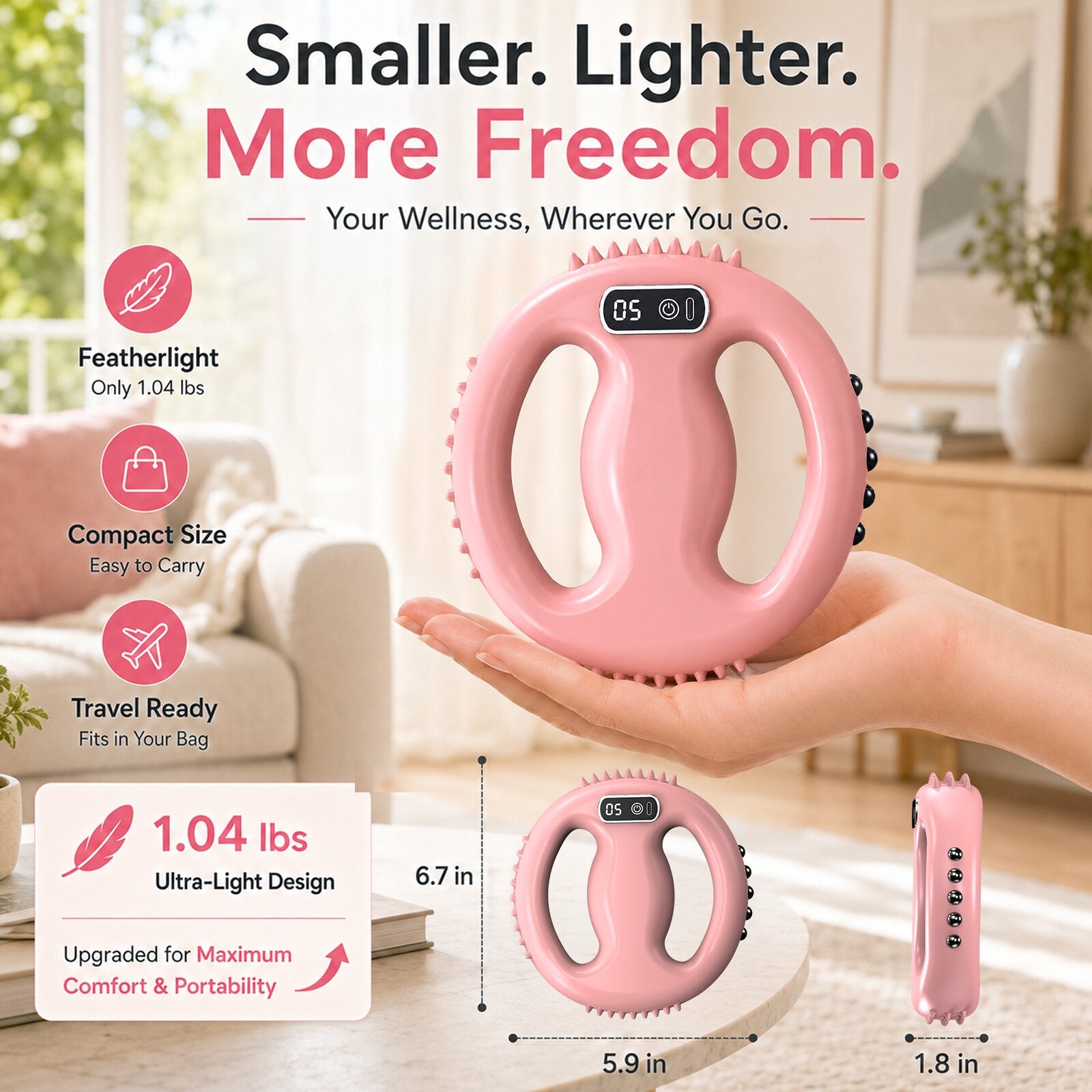 WELLFIT Multi Functional Vibrating Fascial Ring