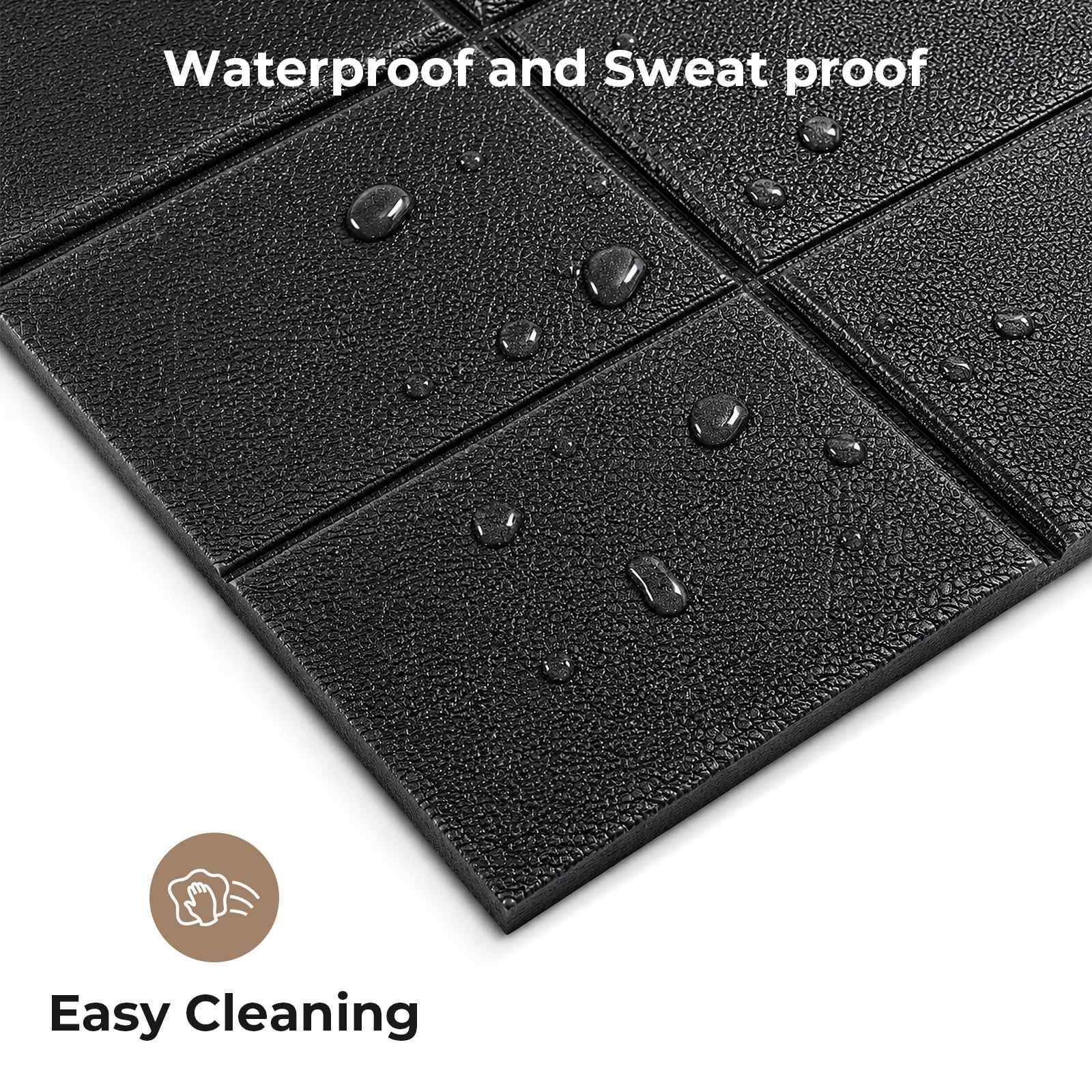 WELLFIT Foldable PVC, Higher Density Treadmill Mat