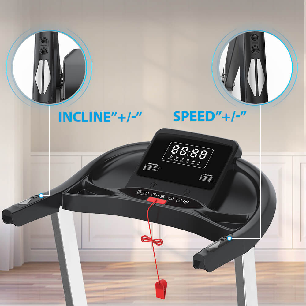 WELLFIT Treadmill TM007_treadmill with heart rate monitor