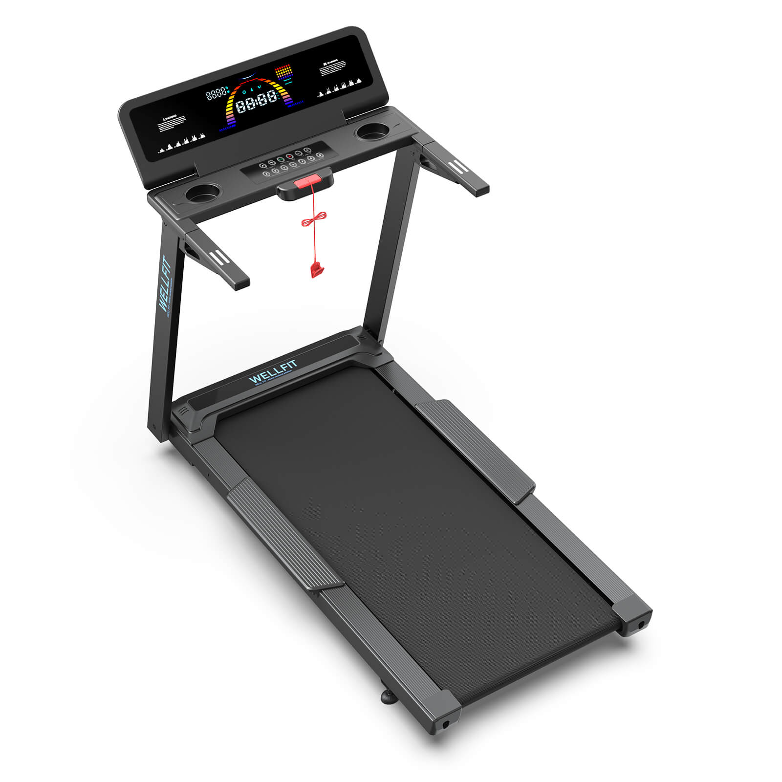 TM029_heavy duty treadmill with 55 in spacious running area