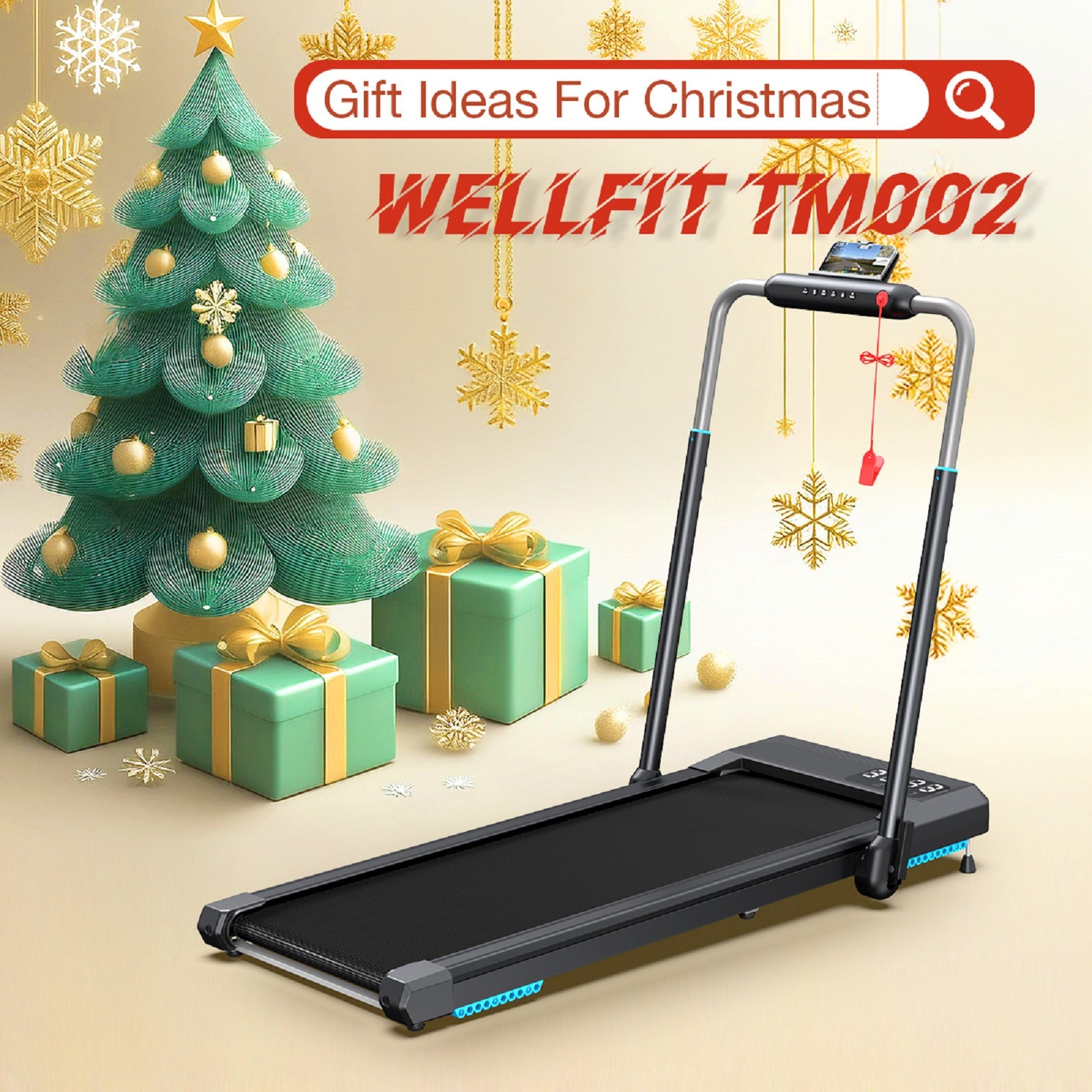 WELLFIT TM002 Treadmills With 330Lbs Max Load