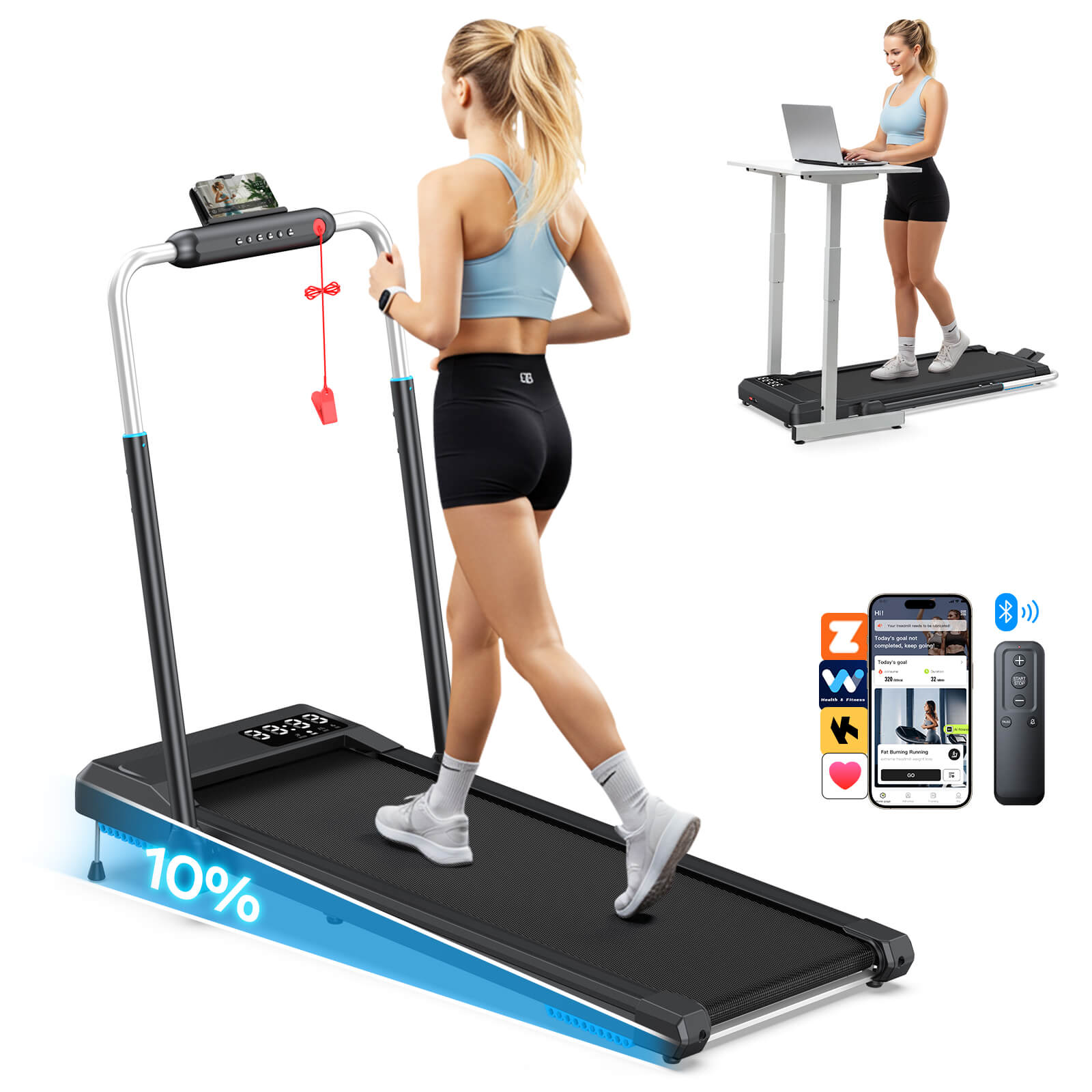 WELLFIT TM002 foldable treadmills for sale