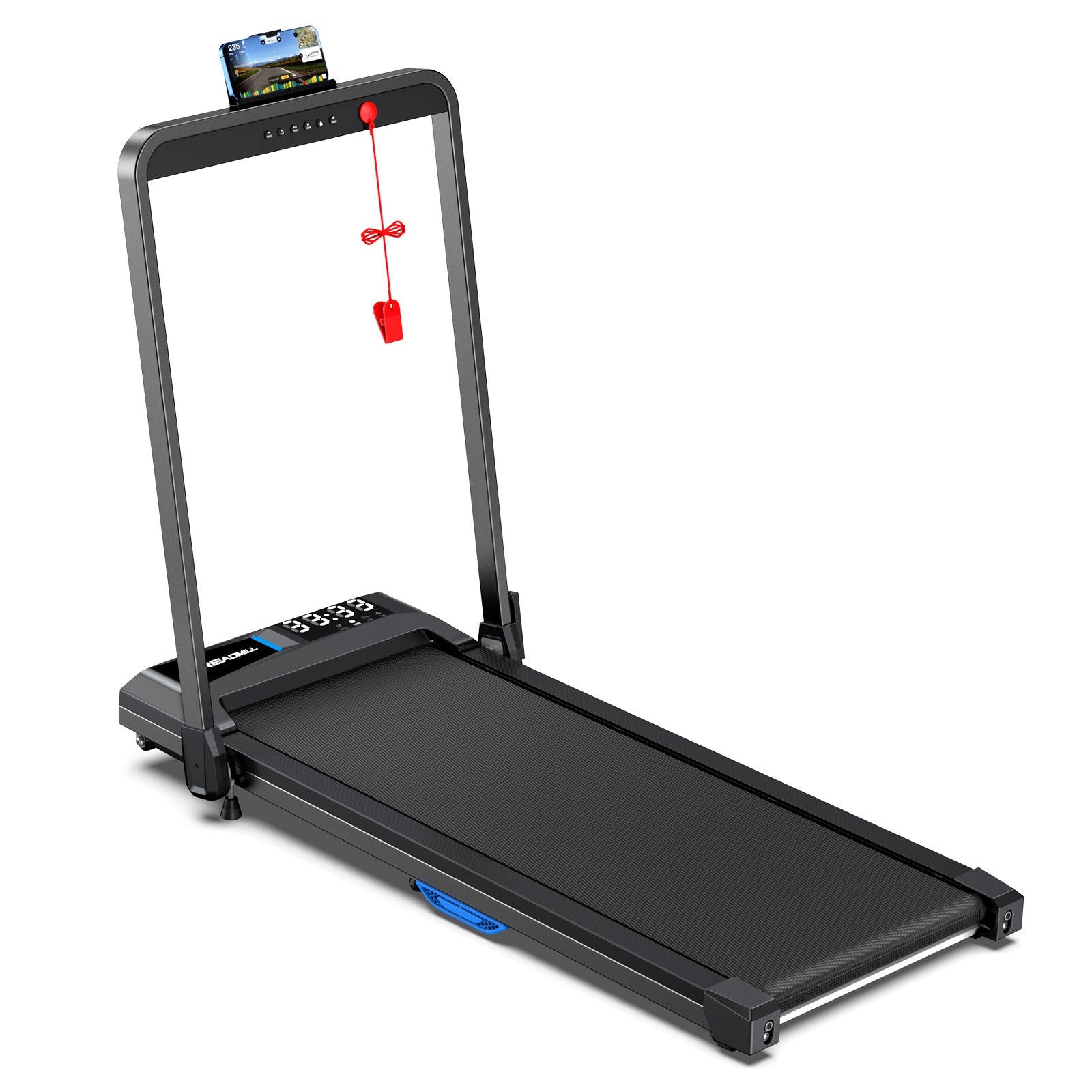 TM010 Compact Folding Treadmill With 10% Incline Perfect For Small