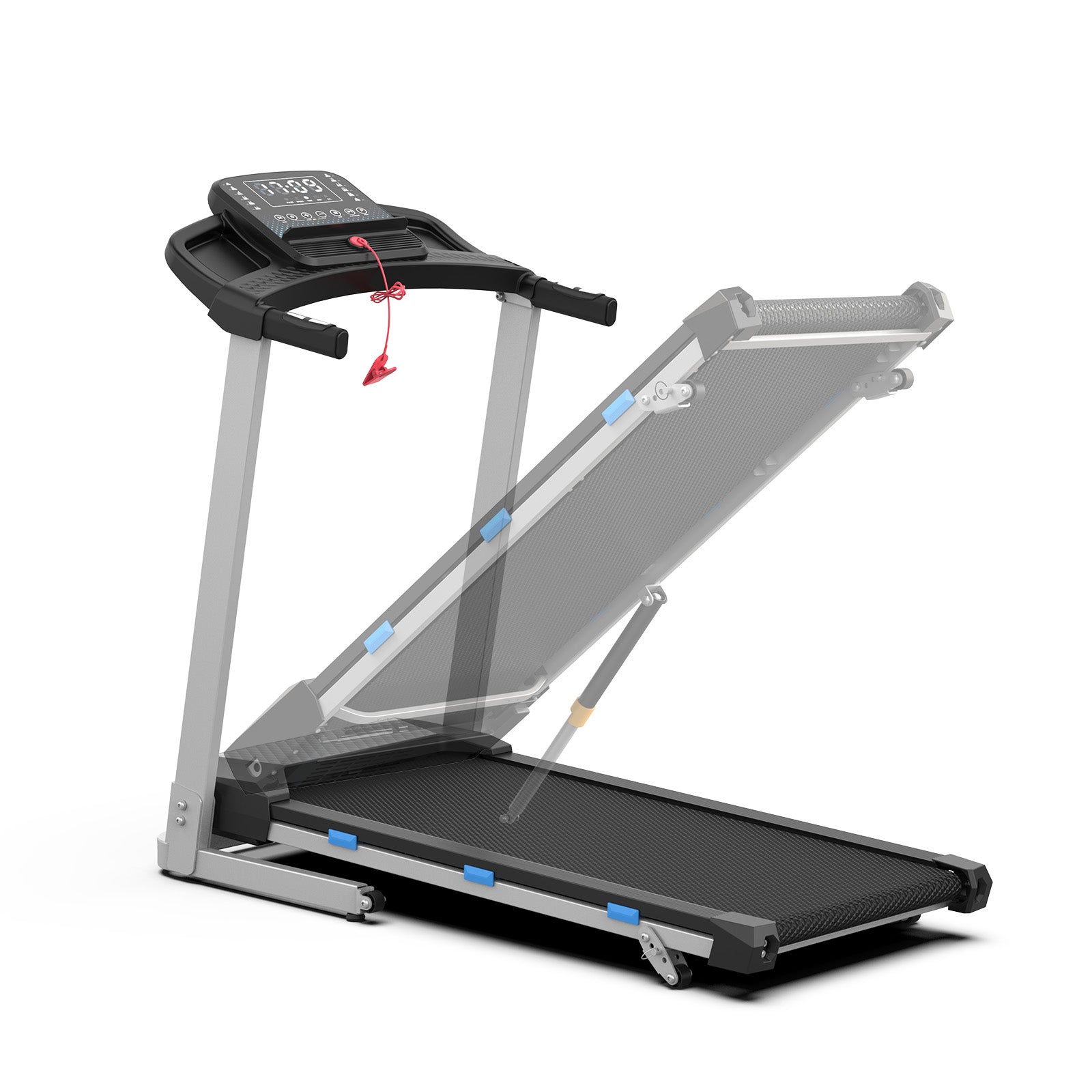 [New]TM015-Incline Treadmill With Side Rails 350 lbs Capacity