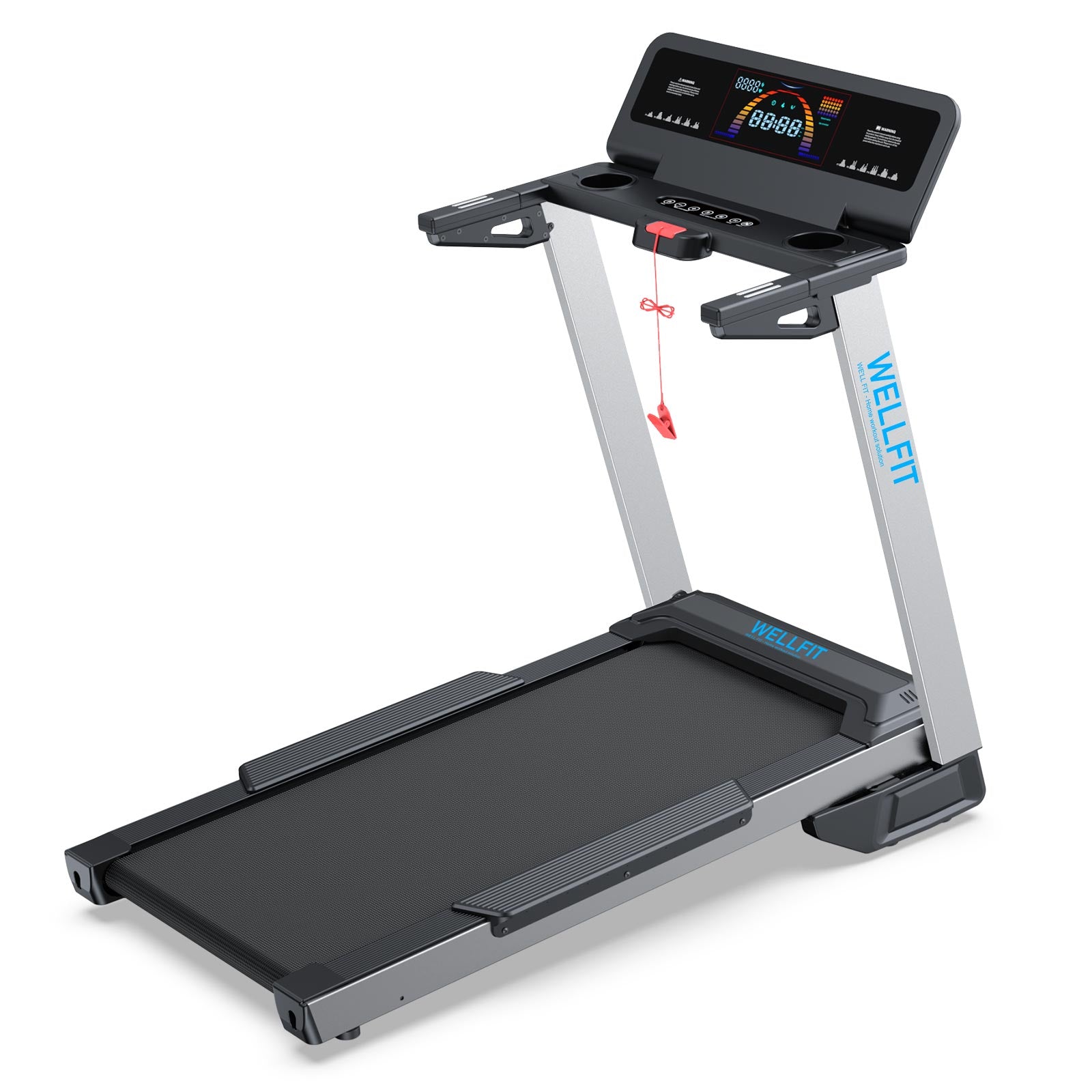 [New Arrival]TM024 Foldable Treadmill-450LBS-9.9mph