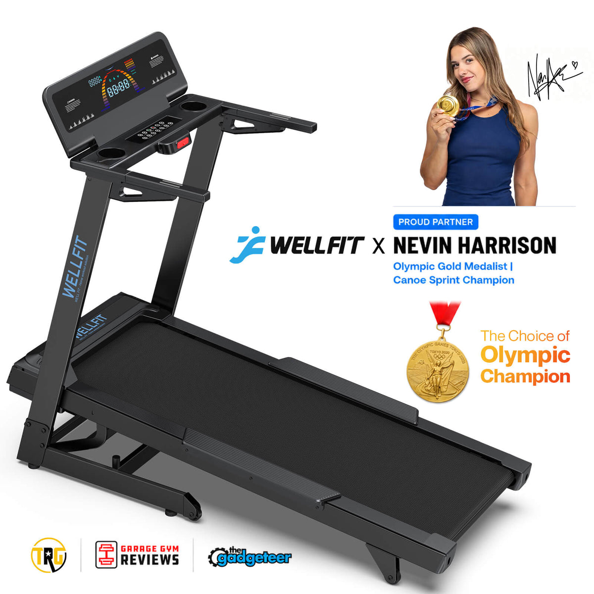 [New] TM029 FOLD-Foldable Heavy Duty Treadmill Powered by Bosch® Motor