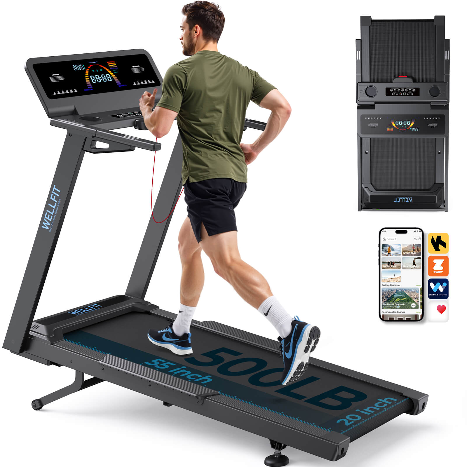 2026 TM029 Pro Heavy Duty Treadmill With 15% Auto Incline