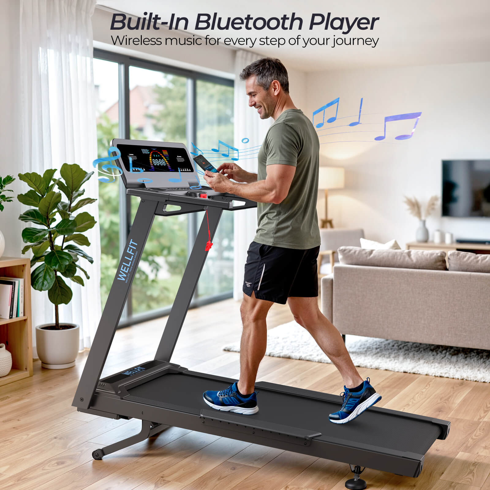 2026 TM029 Pro Heavy Duty Treadmill With 15% Auto Incline