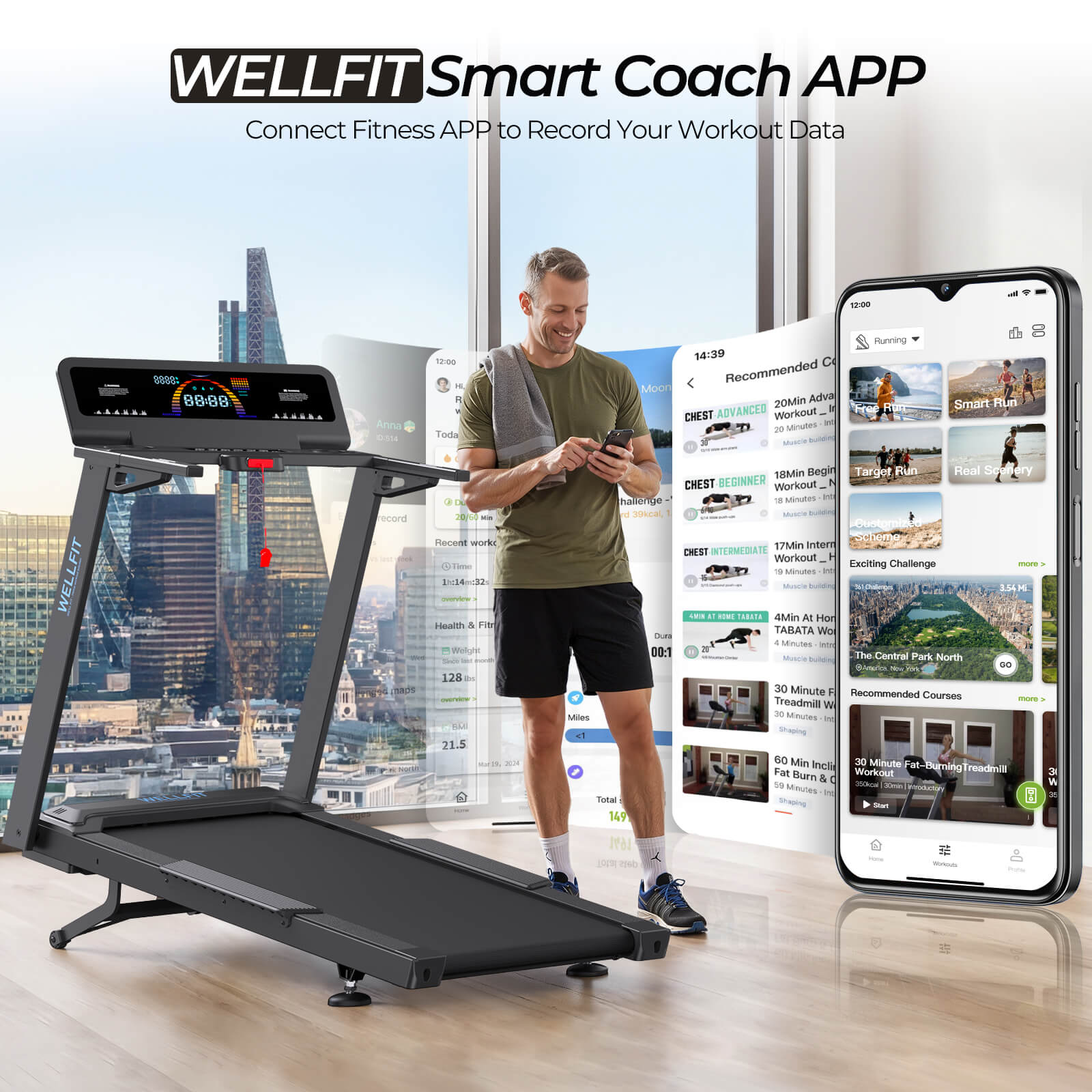 2026 TM029 Pro Heavy Duty Treadmill With 15% Auto Incline