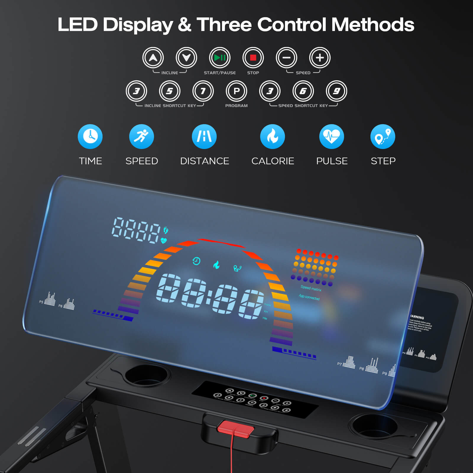 2026 TM029 Pro Heavy Duty Treadmill With 15% Auto Incline