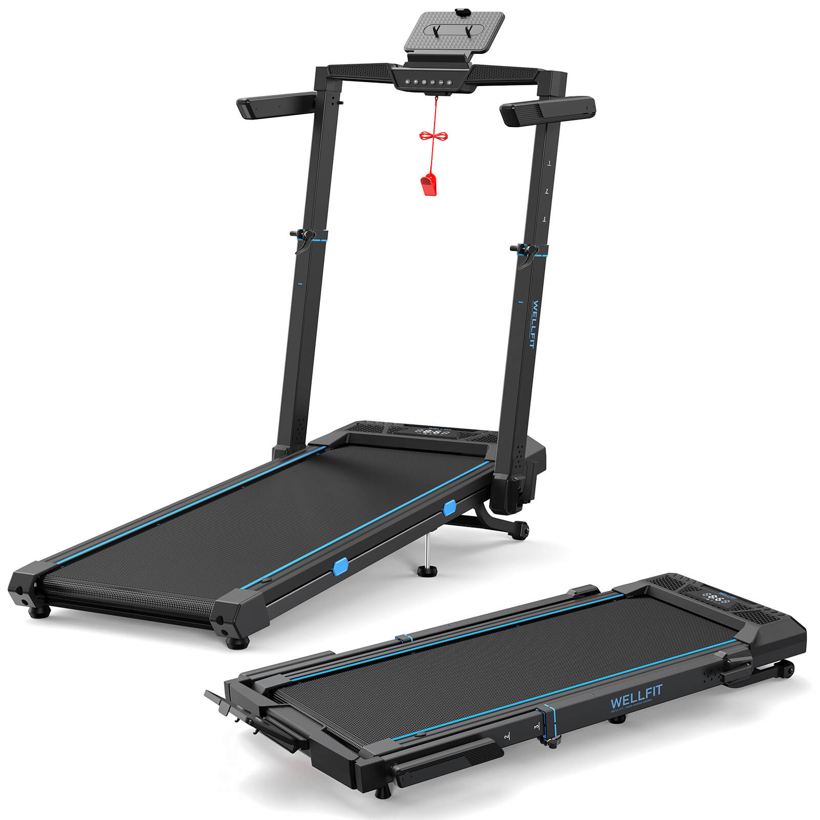 [New][Pre-Sale]TM032 Height-Adjustable Treadmill with 10% Auto Incline 17*44 Inch Running Area