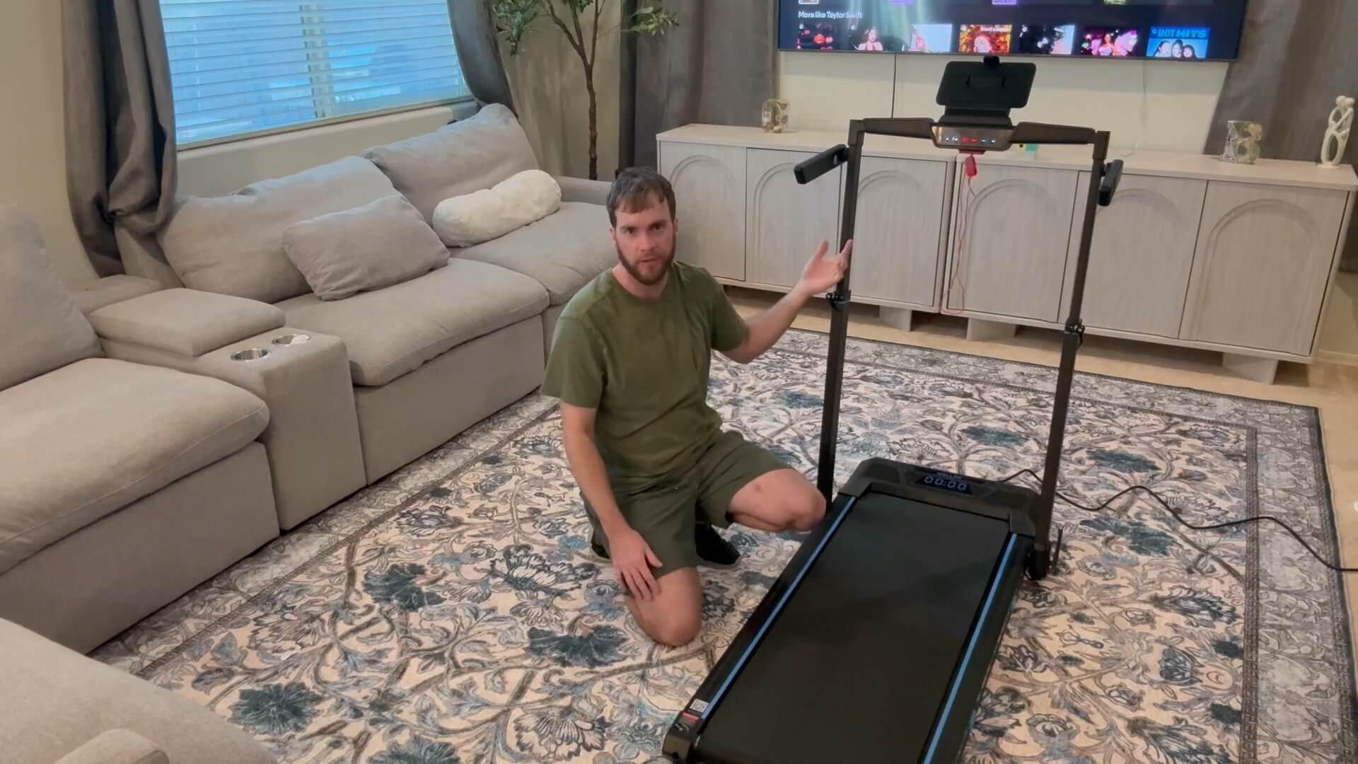 Full-Size Auto Incline Treadmill That Fits Any Space