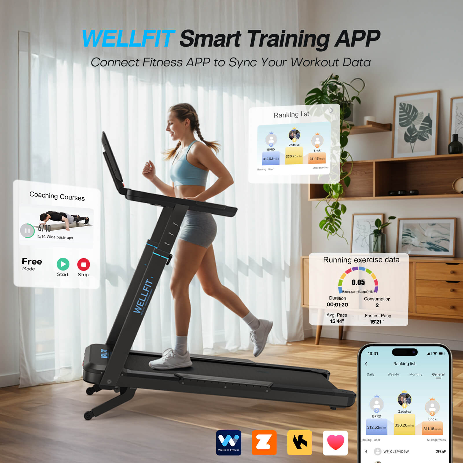 [New]TM033 Heavy-Duty 12% Auto Incline Treadmill With Screen 18.2*45 In Running Area