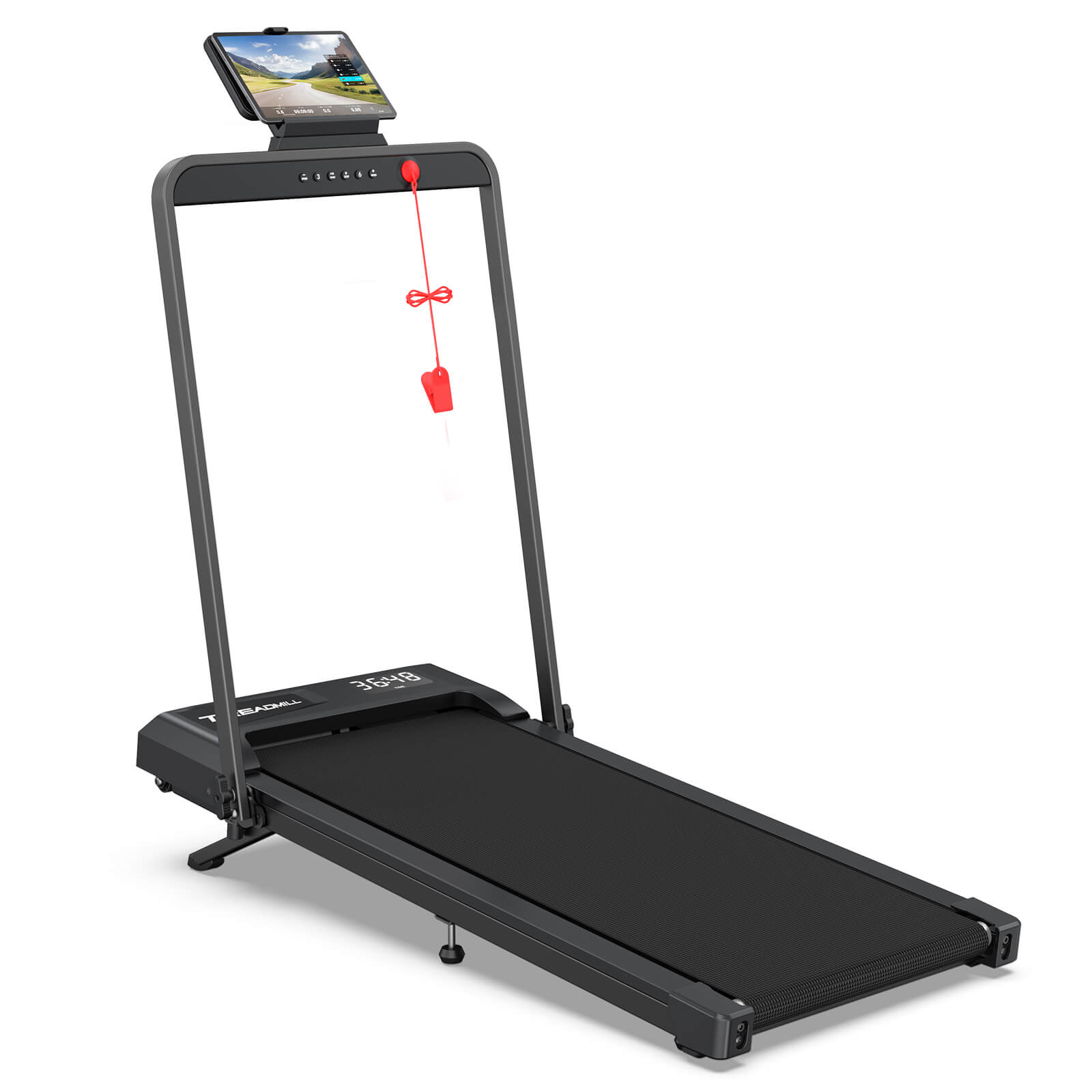 TM034 Folding Treadmill With 10% Incline