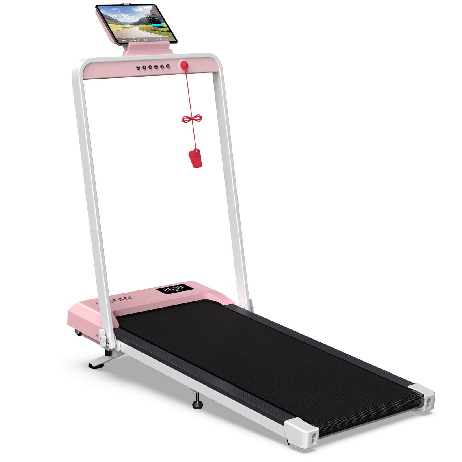 TM034 Folding Treadmill With 10% Incline