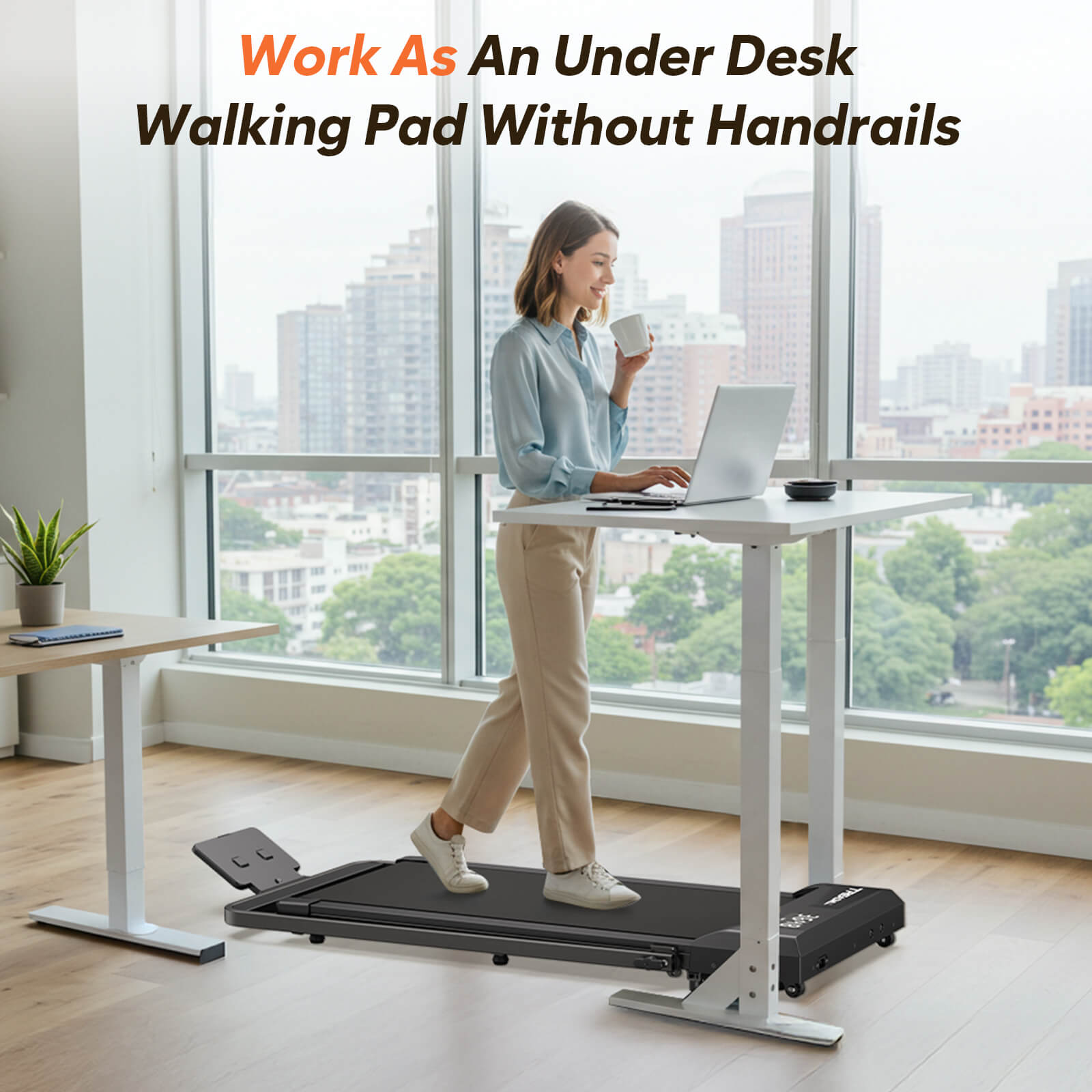 TM034 Folding Treadmill With 10% Incline