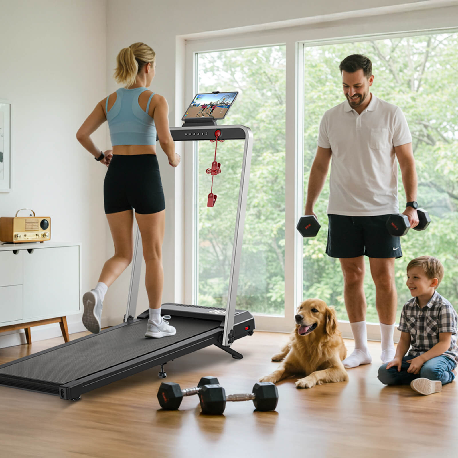 [New]TM035  Folding Treadmill With Incline