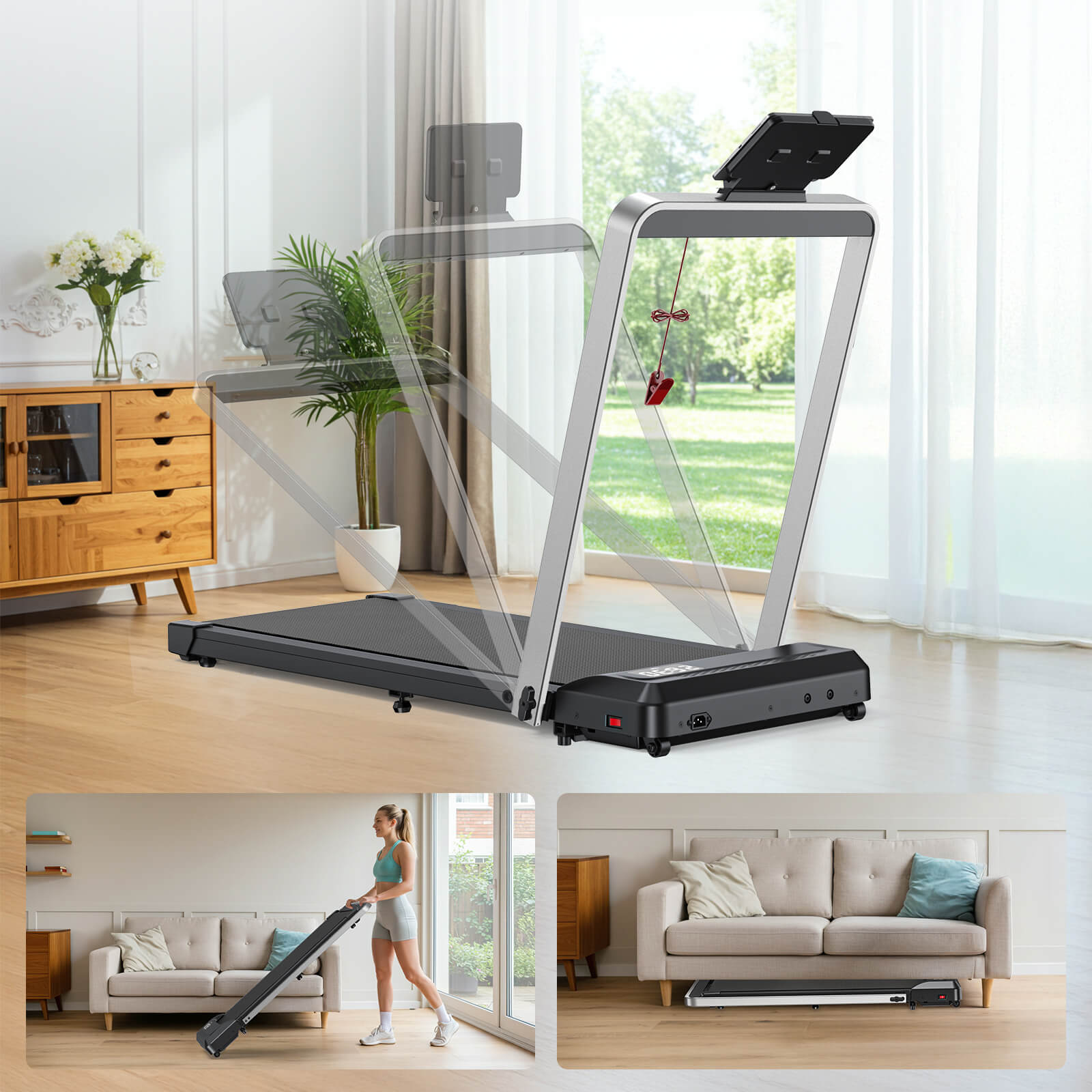 [New]TM035  Folding Treadmill With Incline