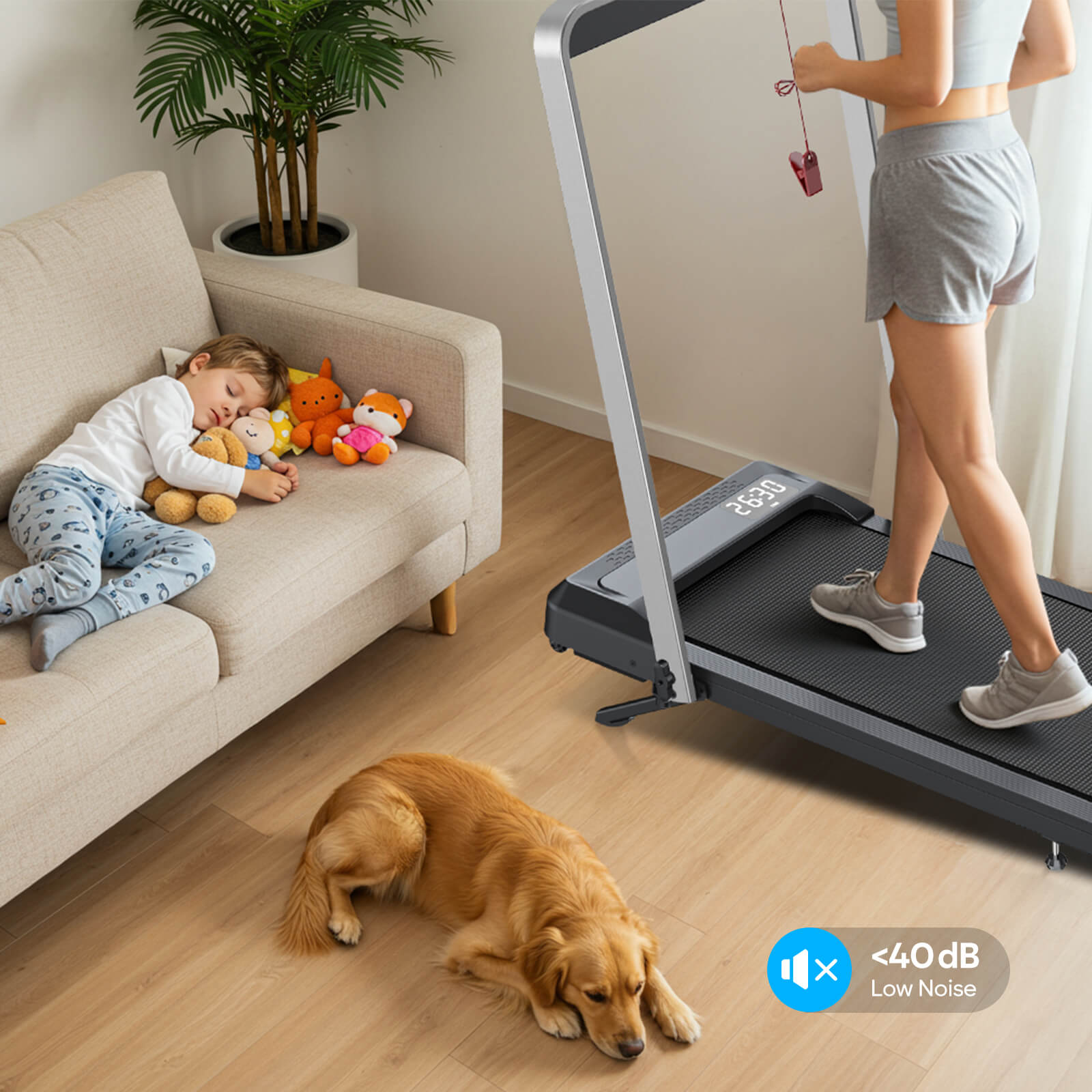 [New]TM035  Folding Treadmill With Incline
