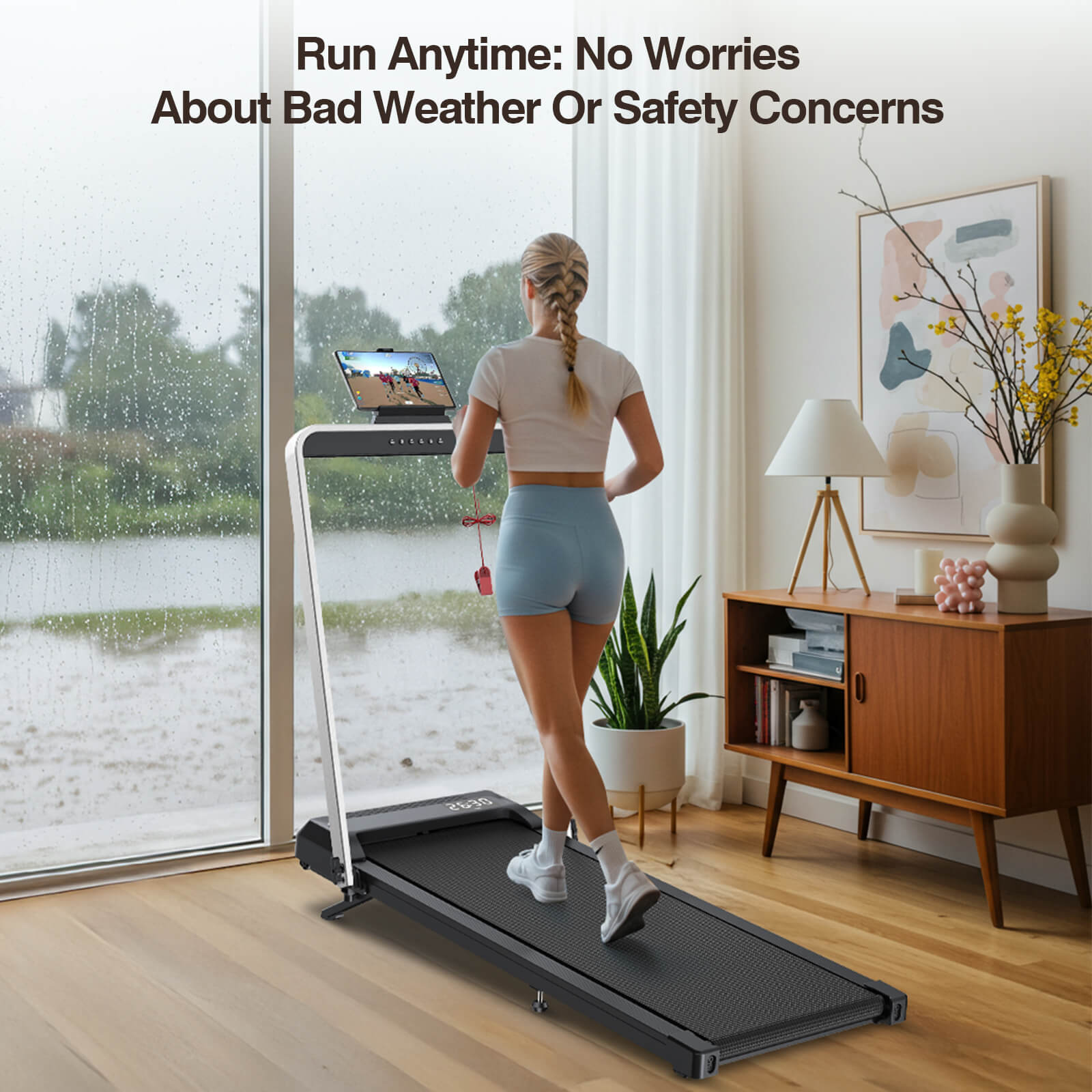 [New]TM035  Folding Treadmill With Incline