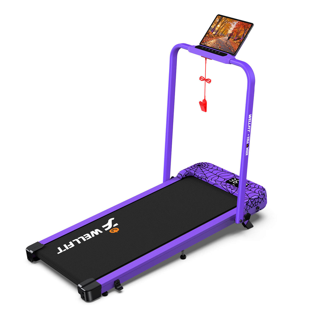 TM037 Halloween Edition-10% Incline Folding Walking Pad Treadmill