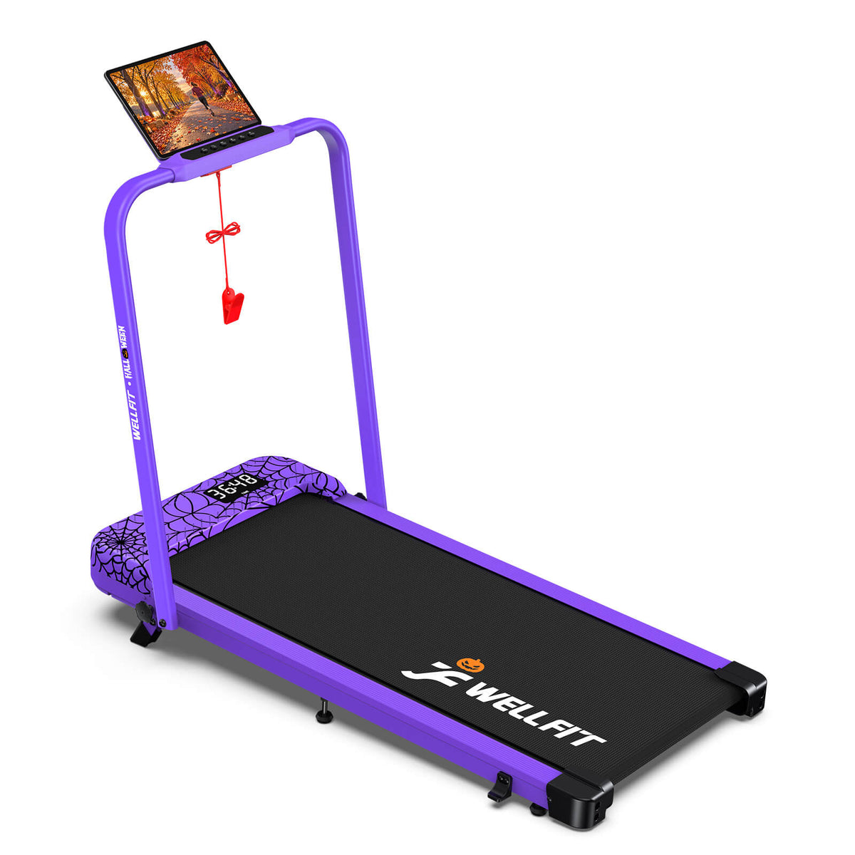 TM037 Halloween Edition-10% Incline Folding Walking Pad Treadmill