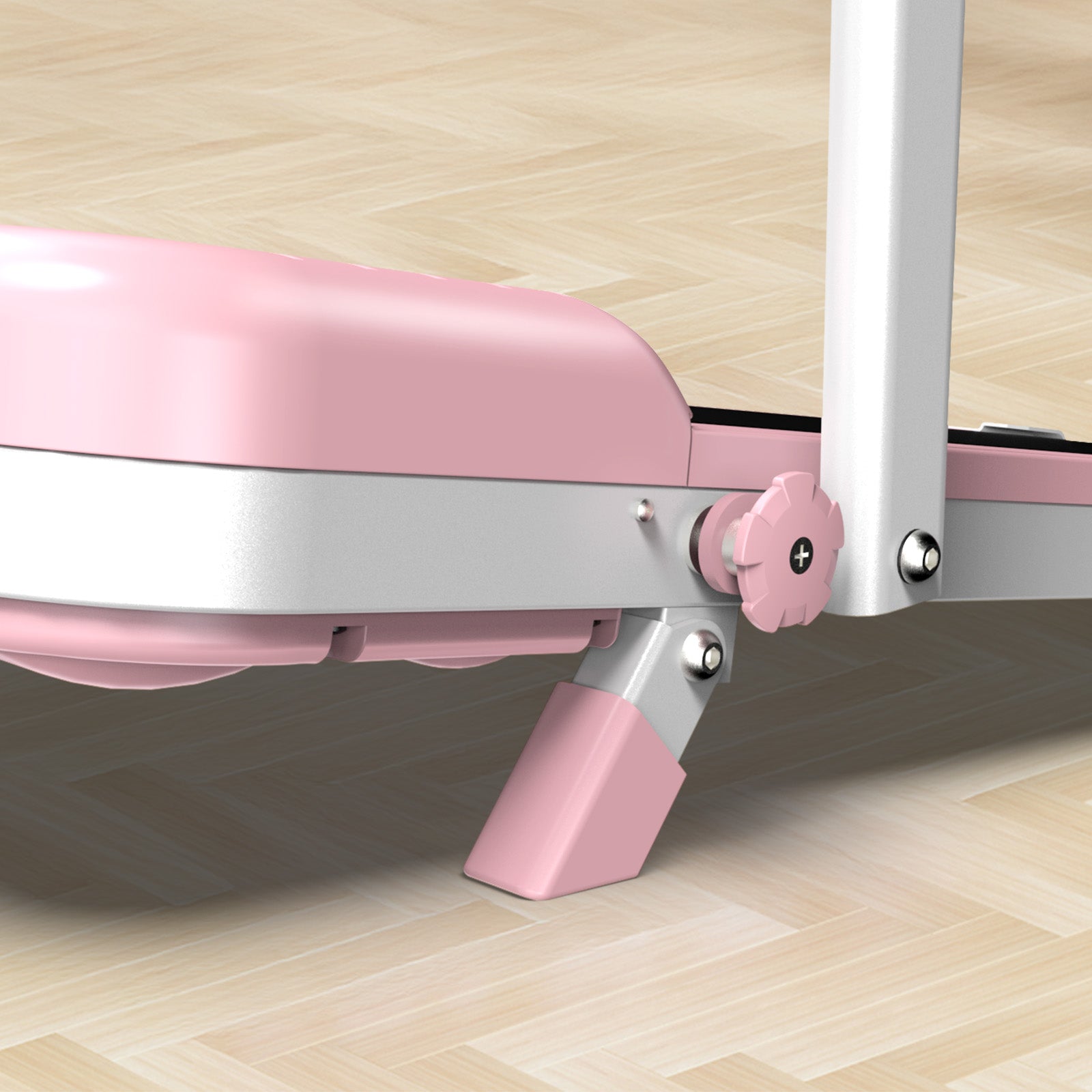TM037 Pink Walking Pad Folding Treadmill With Incline