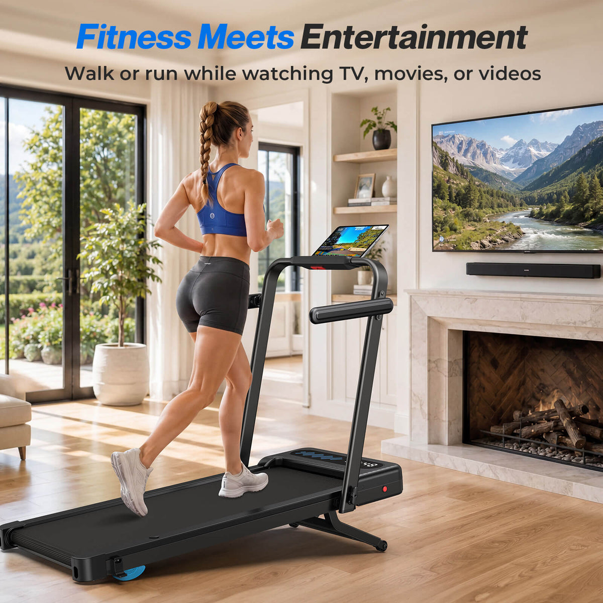 TM037 Pro Folding 12% Auto Incline Treadmill Powered by Bosch® Motor