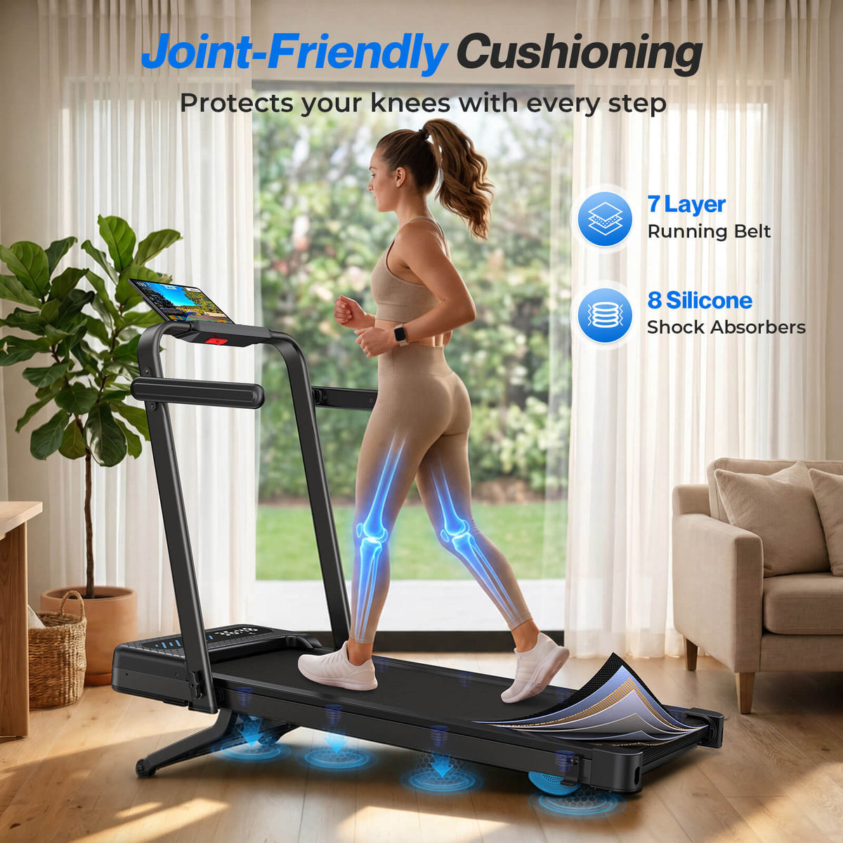 TM037 Pro Folding 12% Auto Incline Treadmill Powered by Bosch® Motor