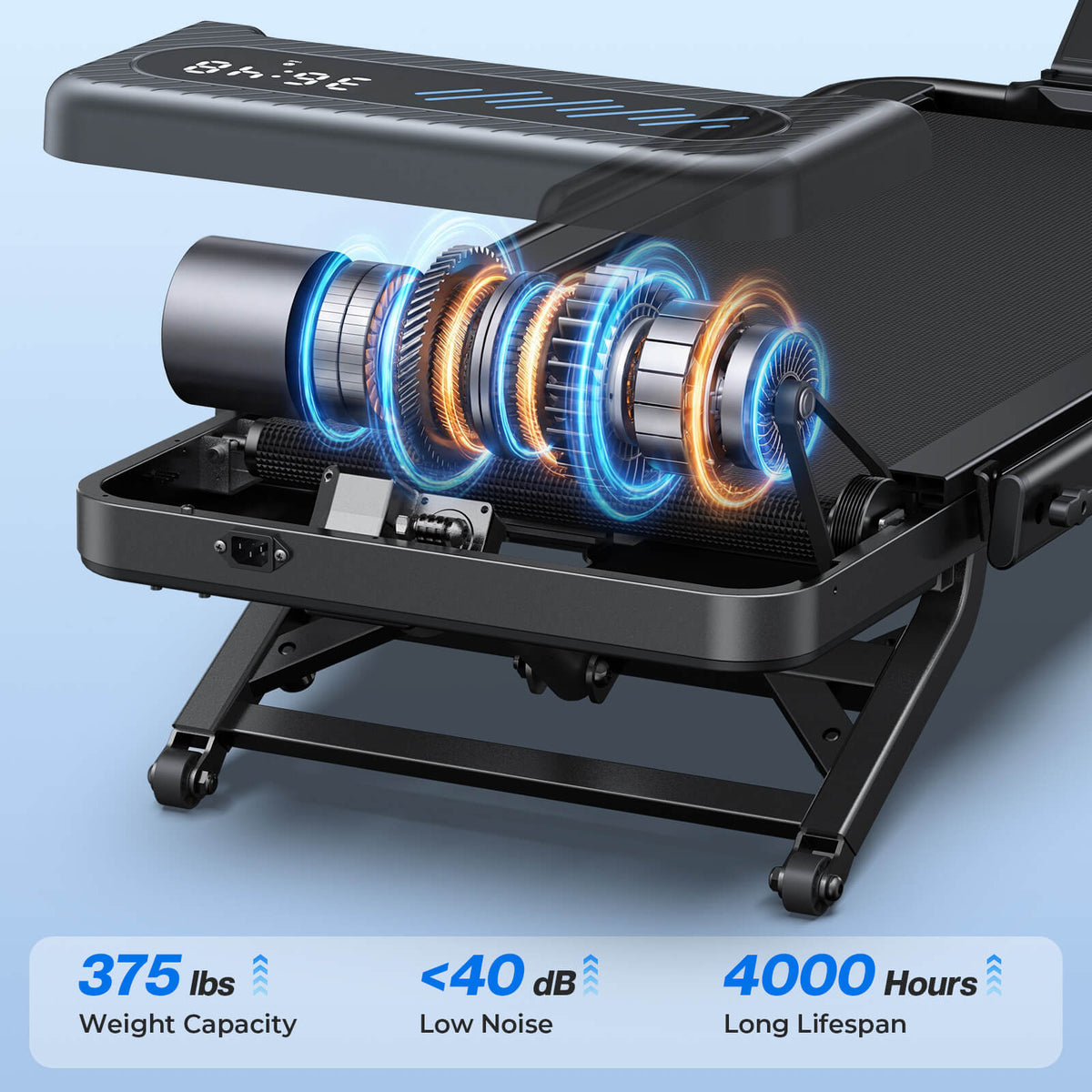 TM037 Pro Folding 12% Auto Incline Treadmill Powered by Bosch® Motor