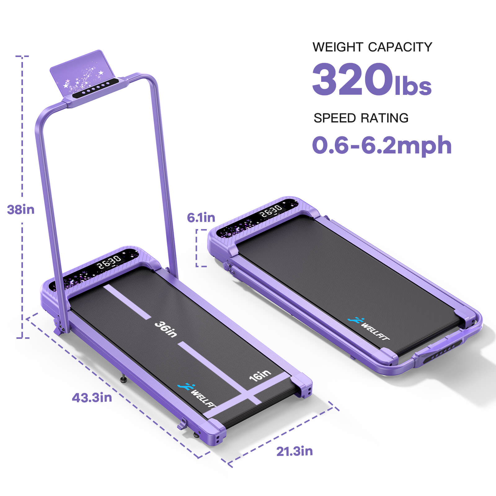 [Mother's Day Limited Edition] TM037 Fold Flat Treadmill With Gift Package